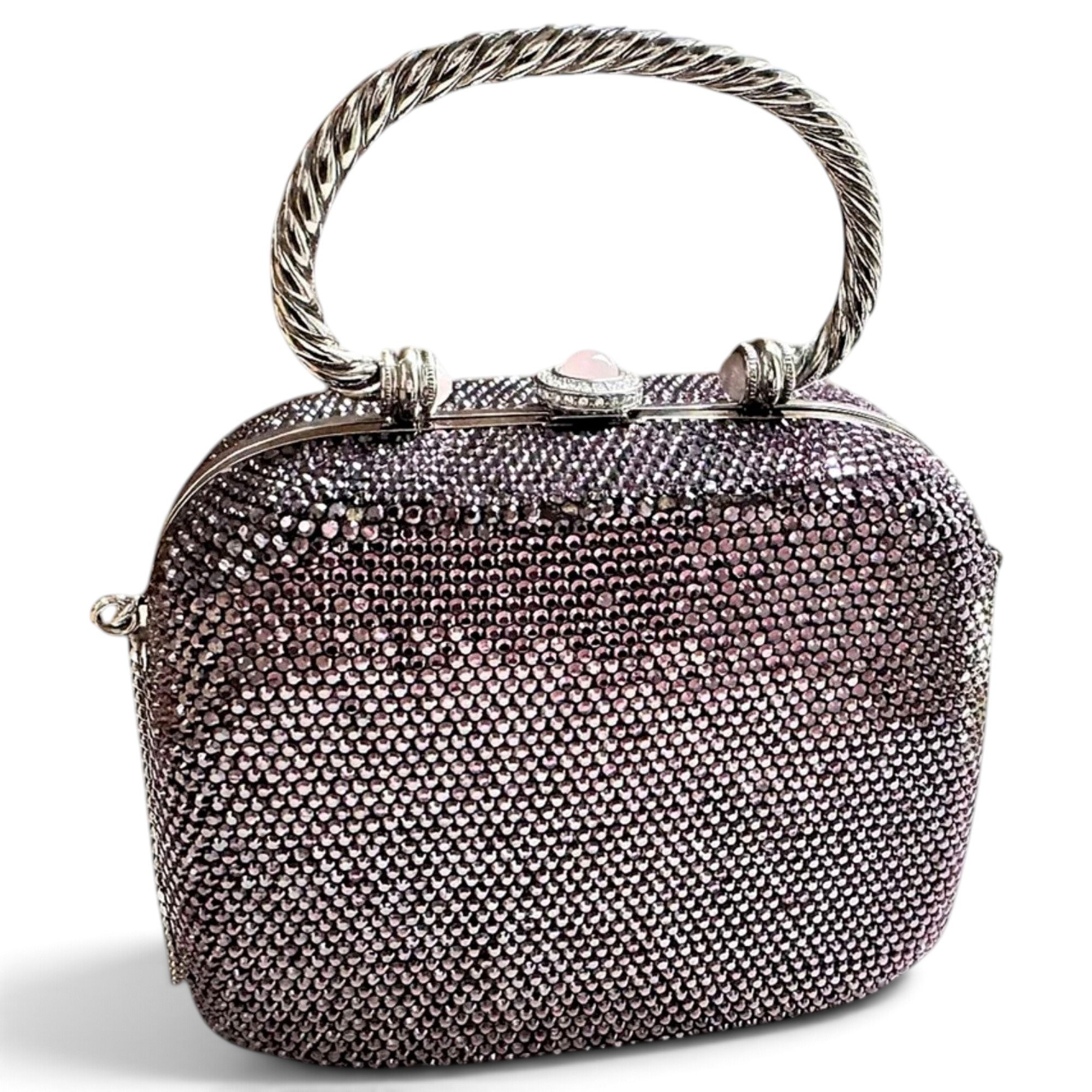 Glitter clutch bag