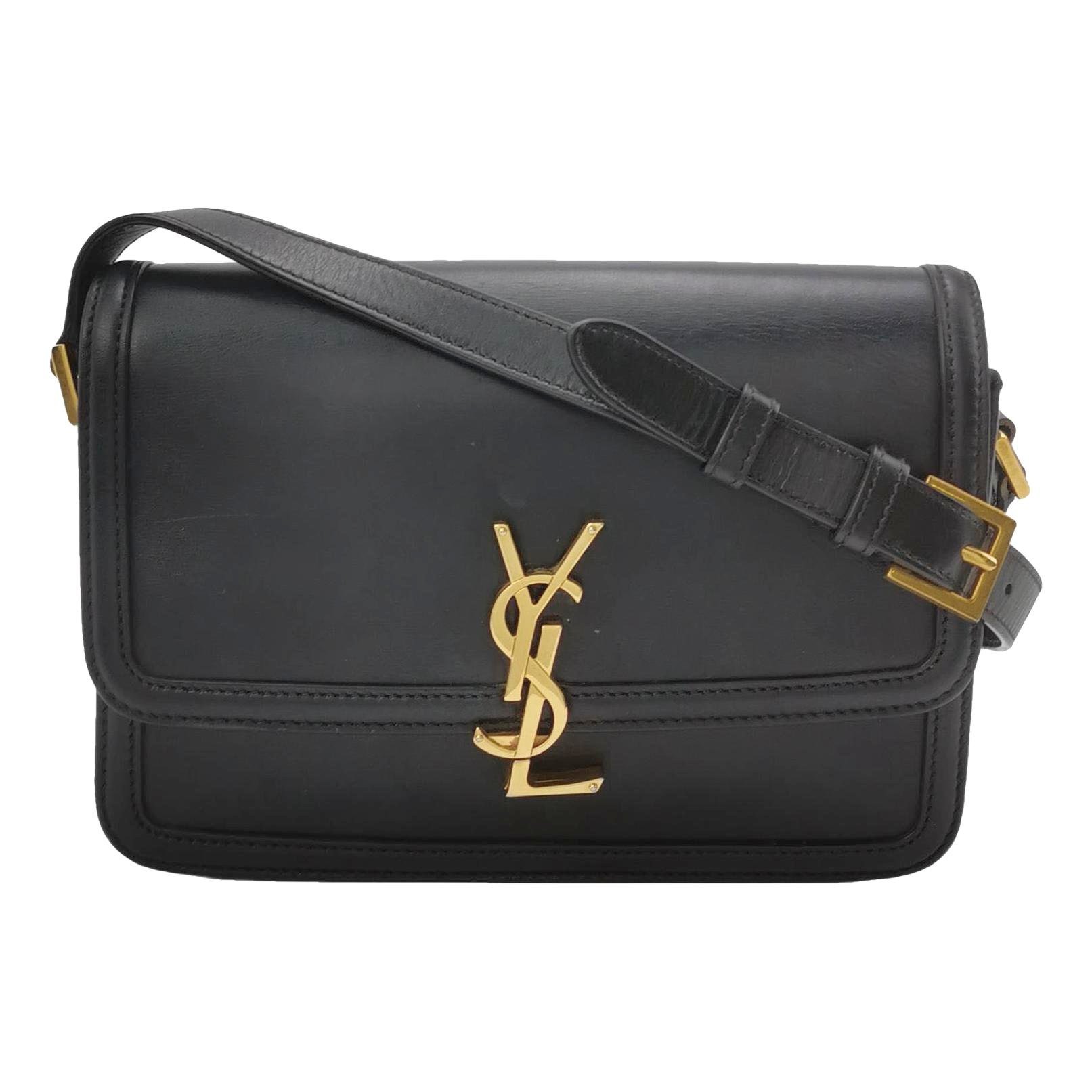 Solférino leather handbag
