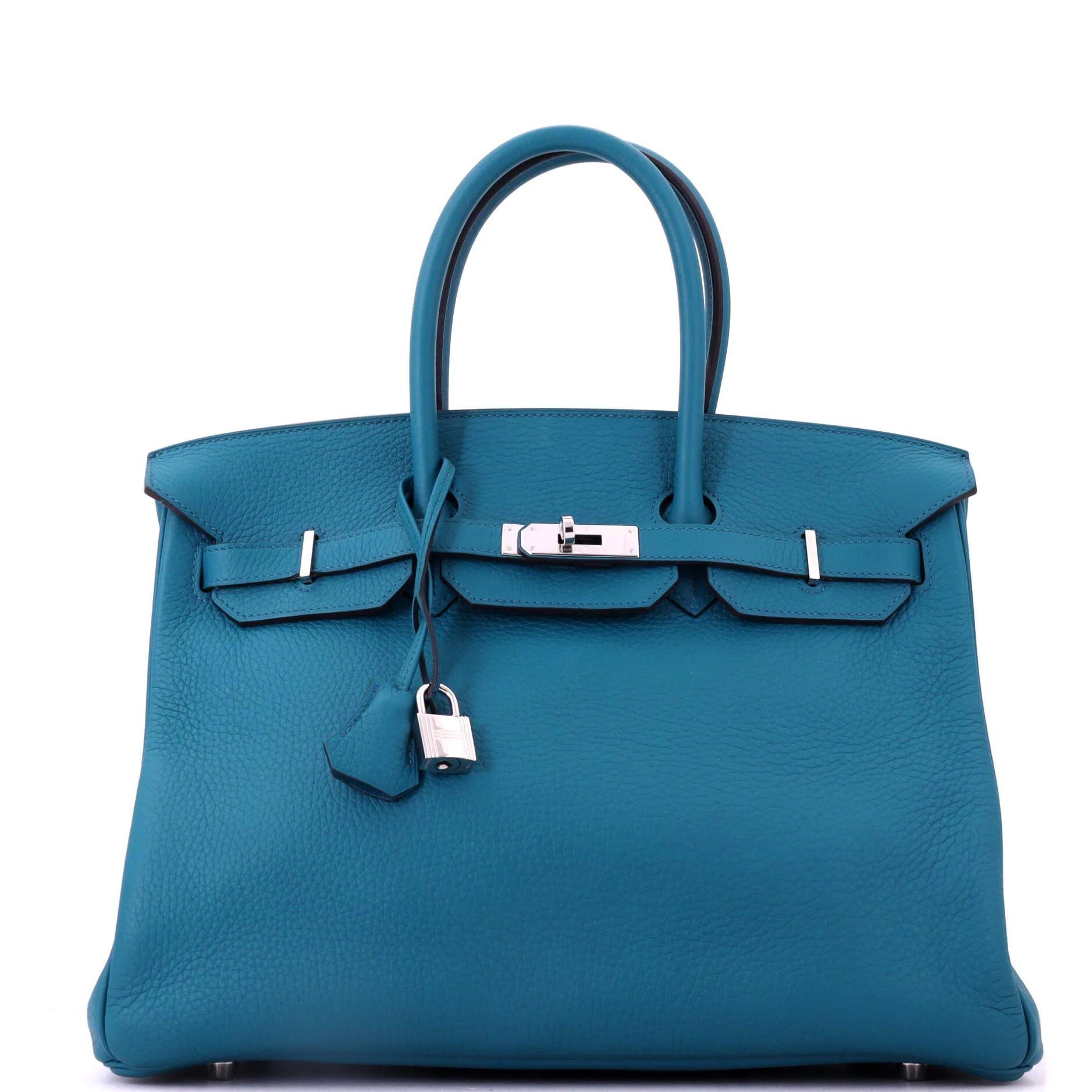 Birkin 35 leather tote