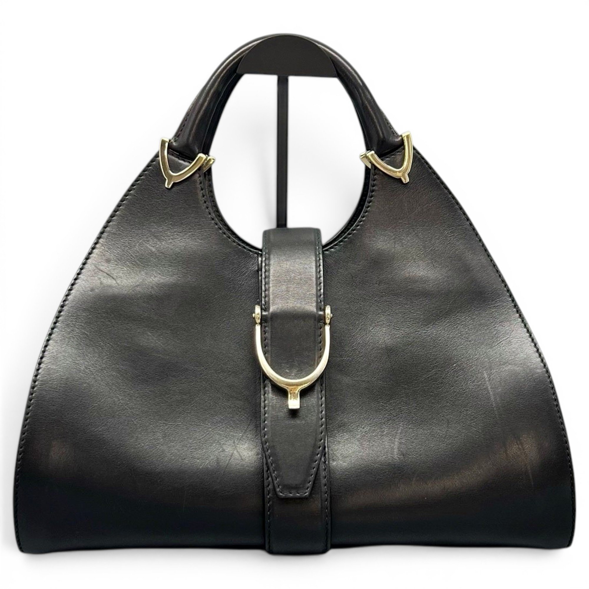 Stirrup leather handbag