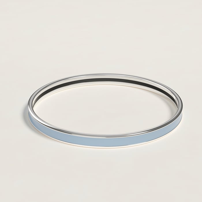 Bleu Ciel Uni Bangle