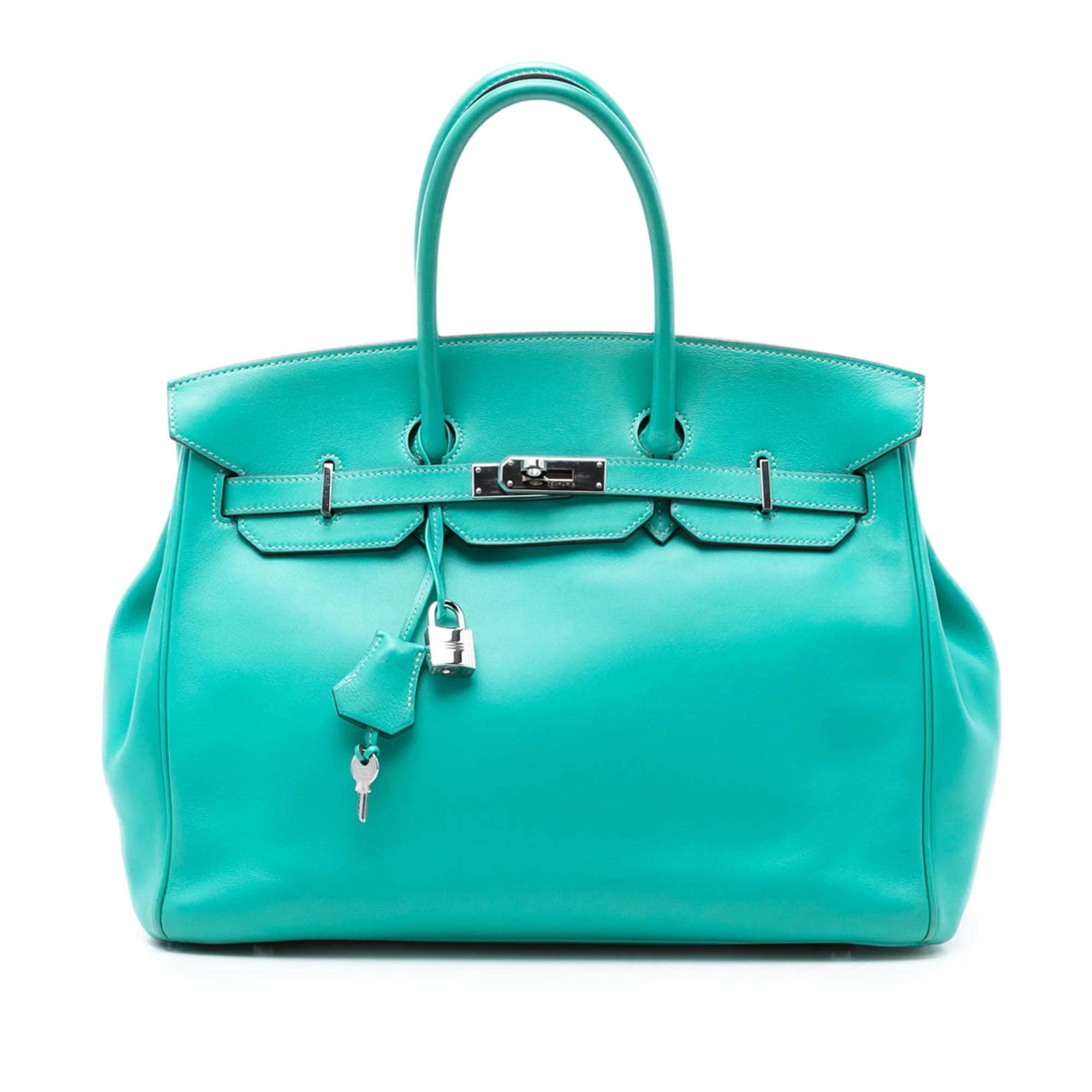 Birkin 35 leather handbag