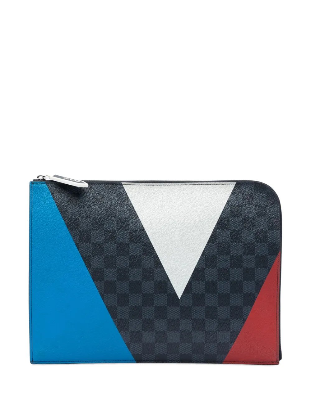 2016 Damier Cobalt Americas Cup Pochette Jour GM clutch bag