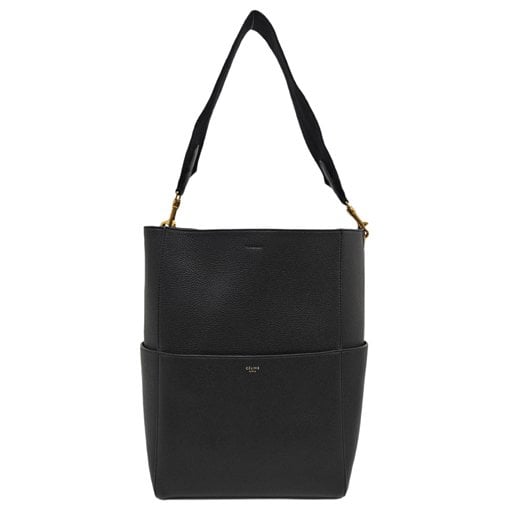 Seau Sangle leather handbag