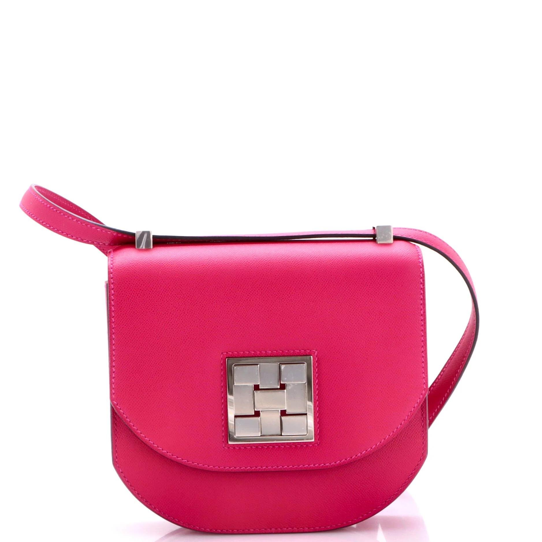 Mosaïque leather crossbody bag