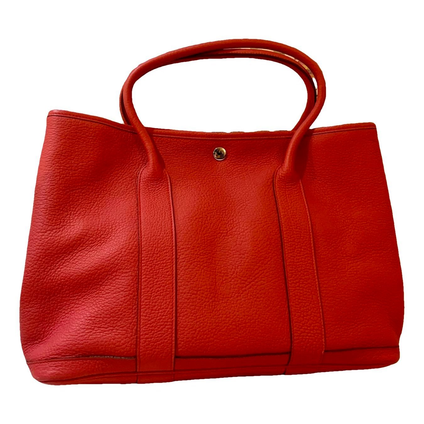 Hermes Garden Party Handbag Bougainvillea Negonda Leather