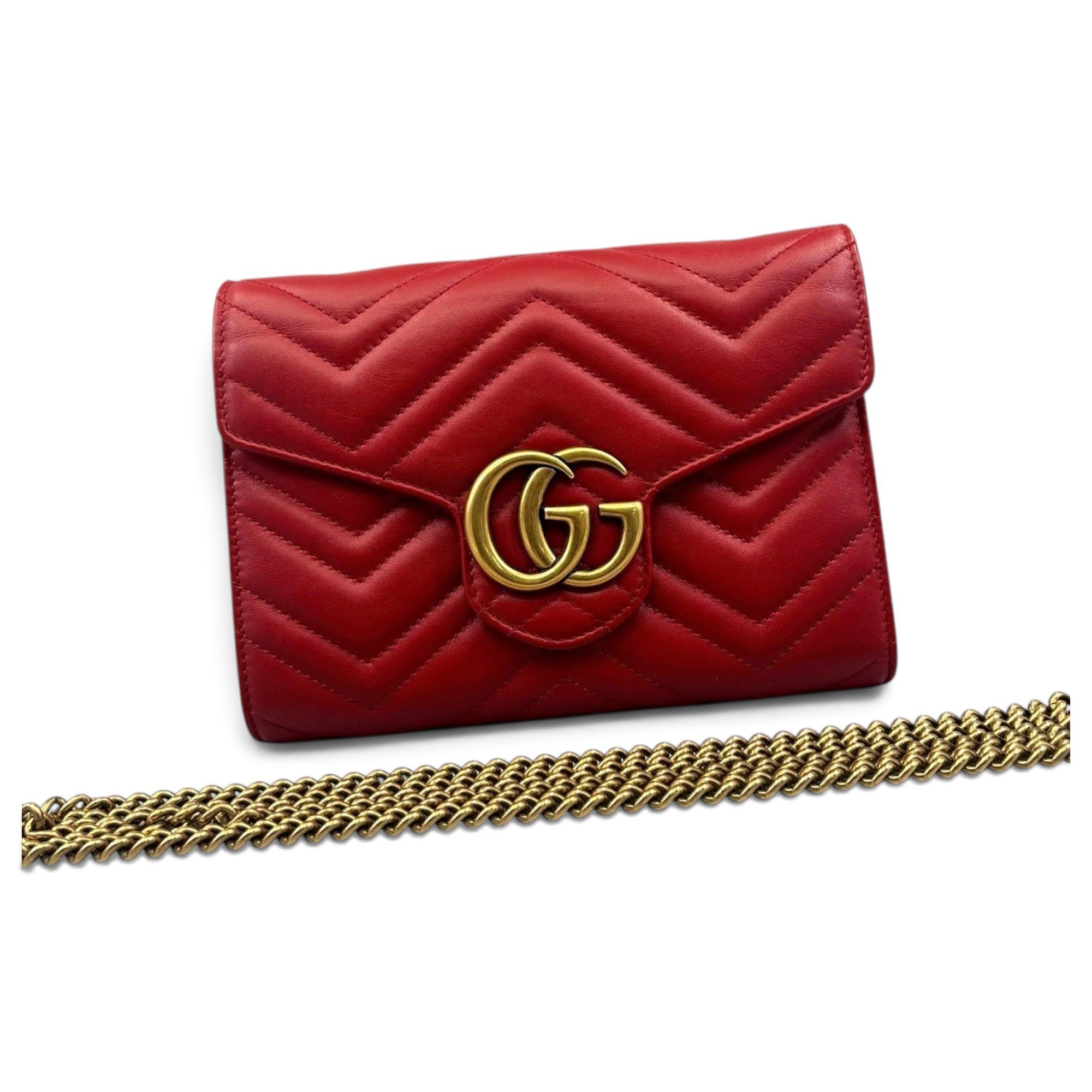 GG Marmont Chain leather handbag