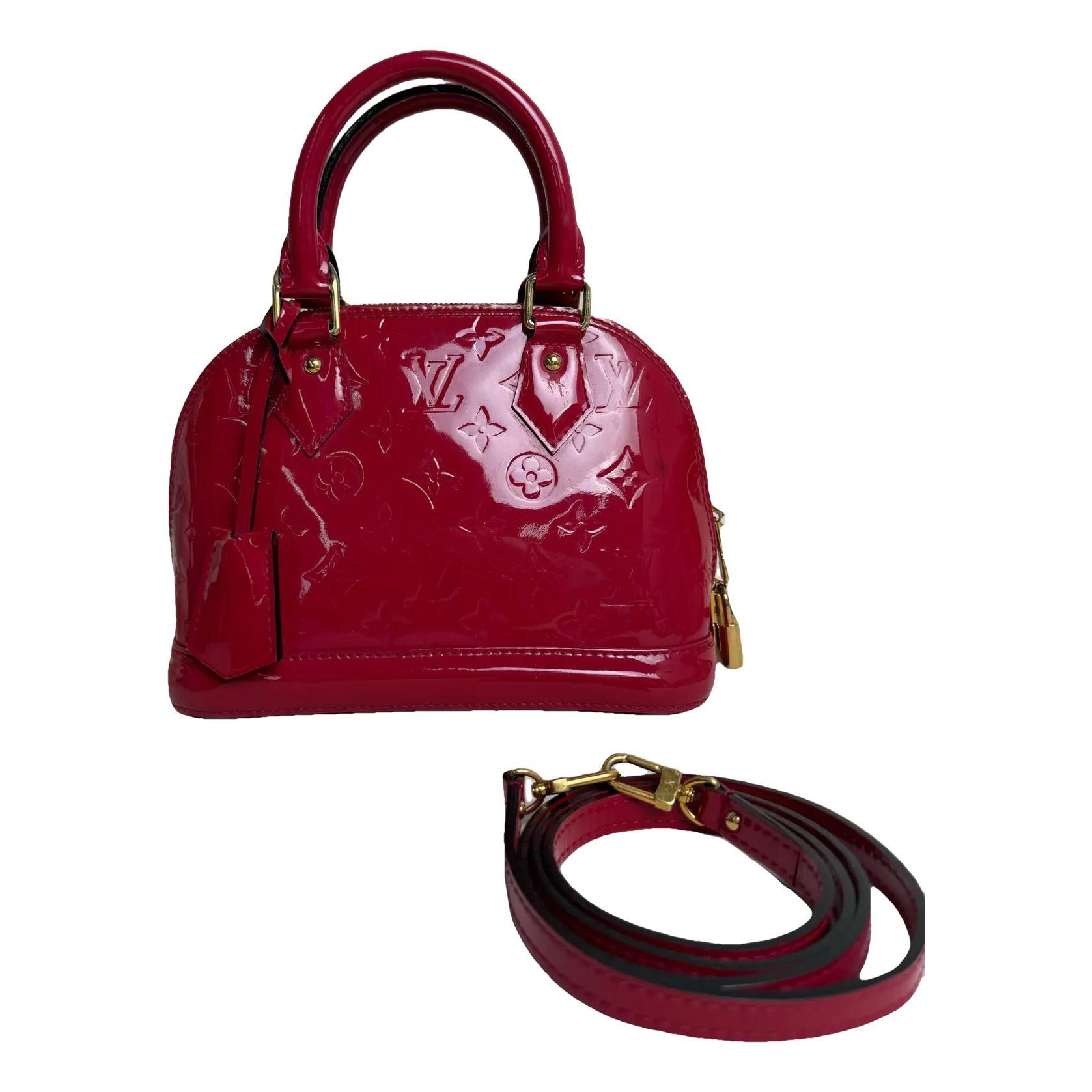 Alma BB patent leather handbag