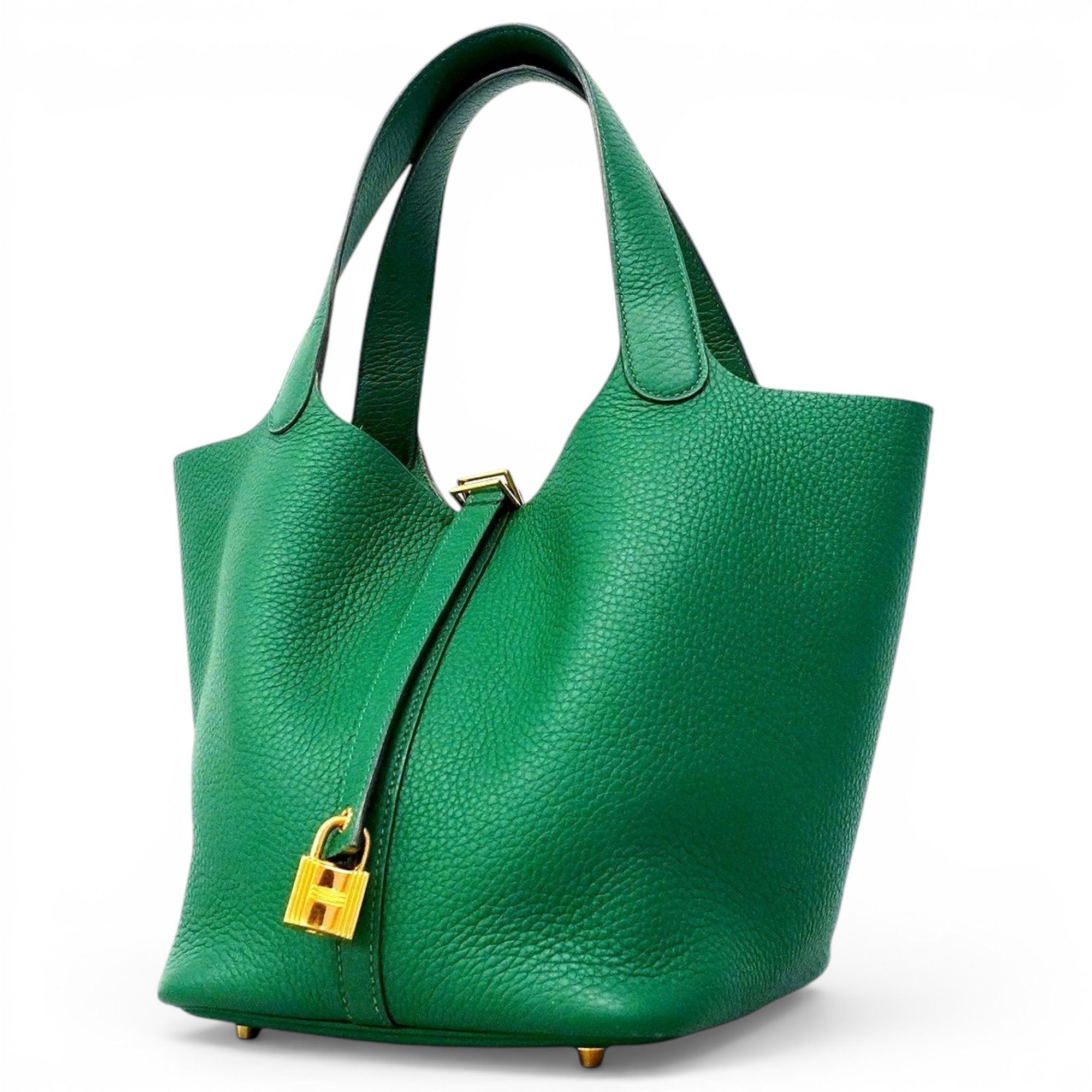 Picotin leather handbag
