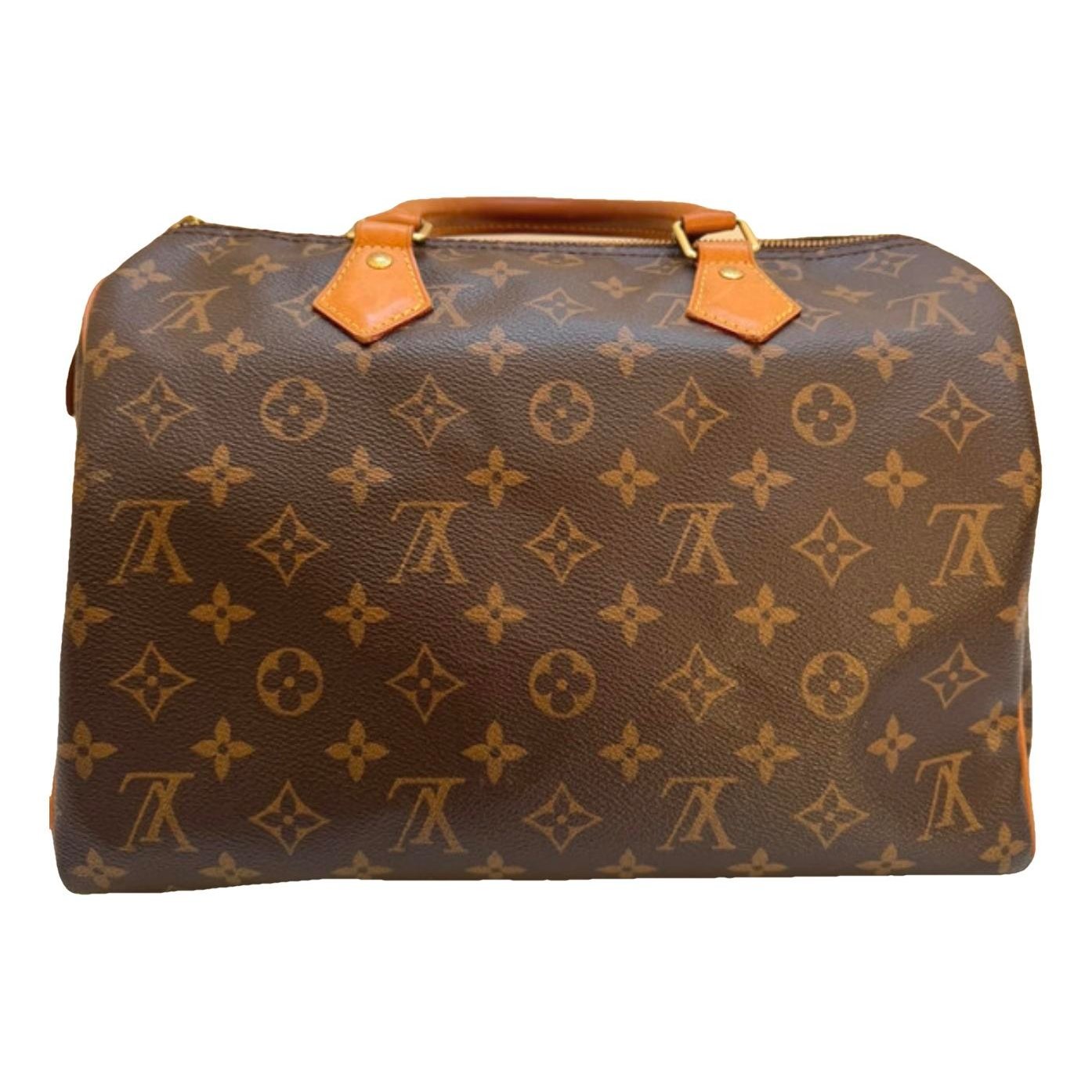 Speedy leather handbag