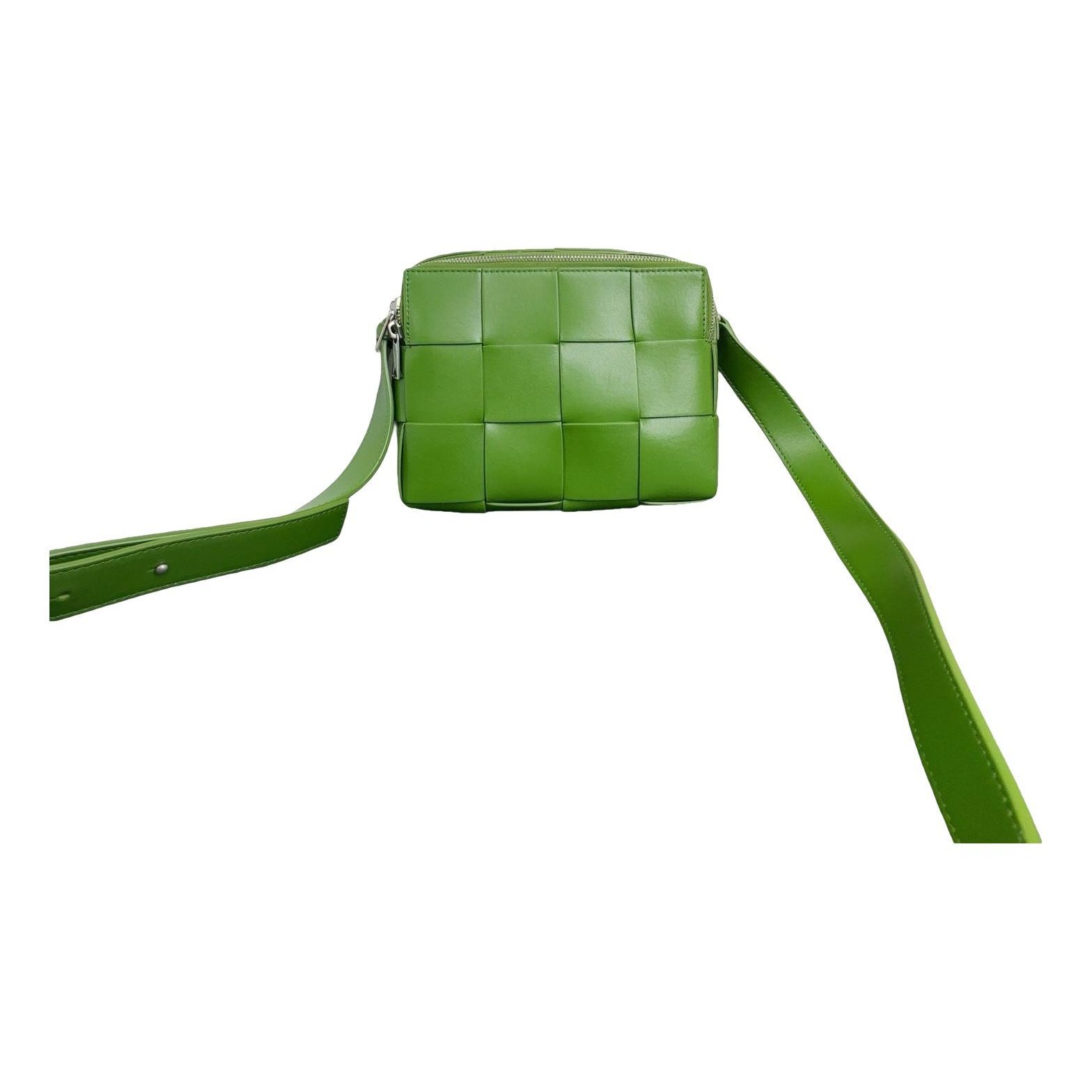 Cassette leather handbag