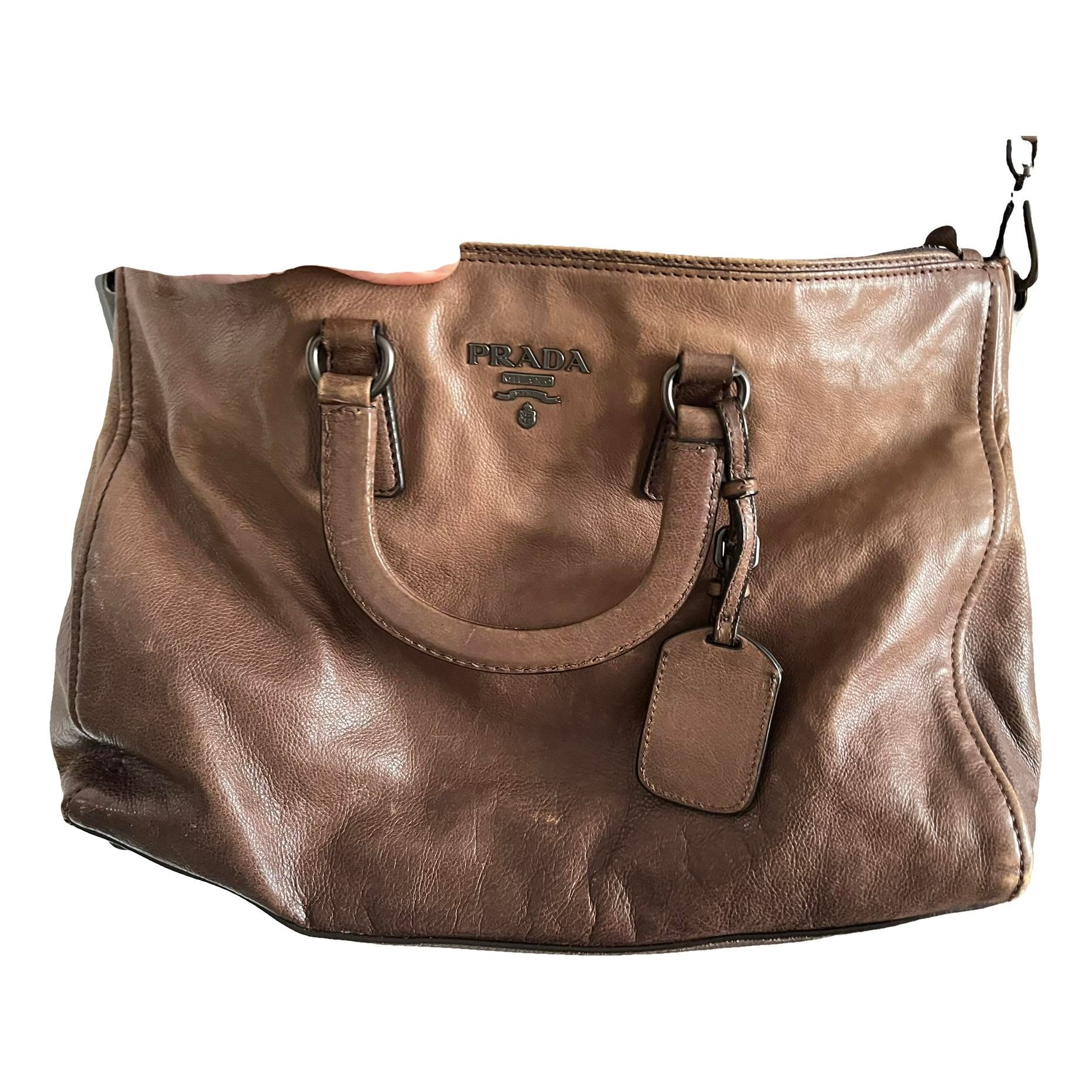 Leather handbag
