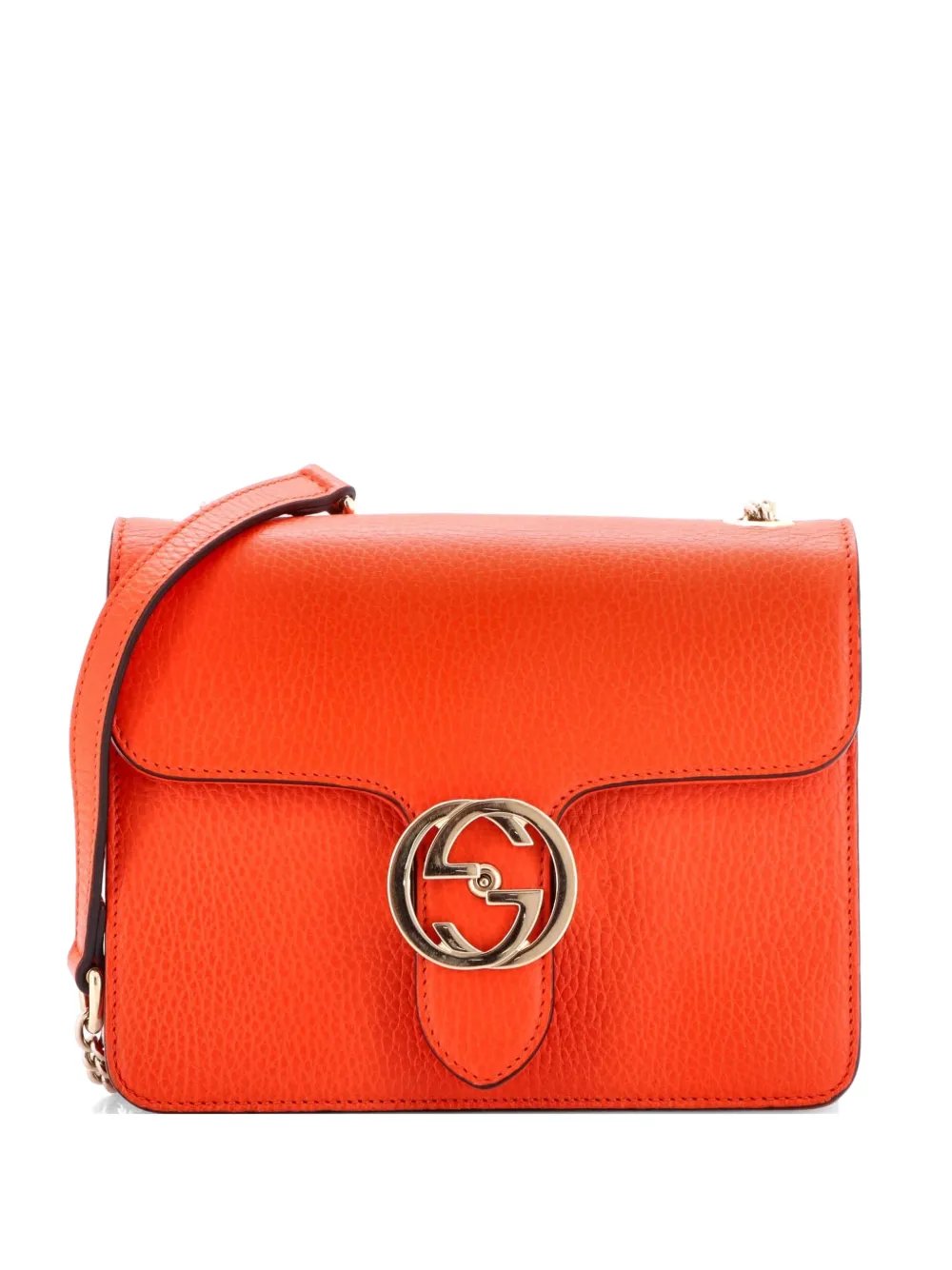 Interlocking Leather Small shoulder bag