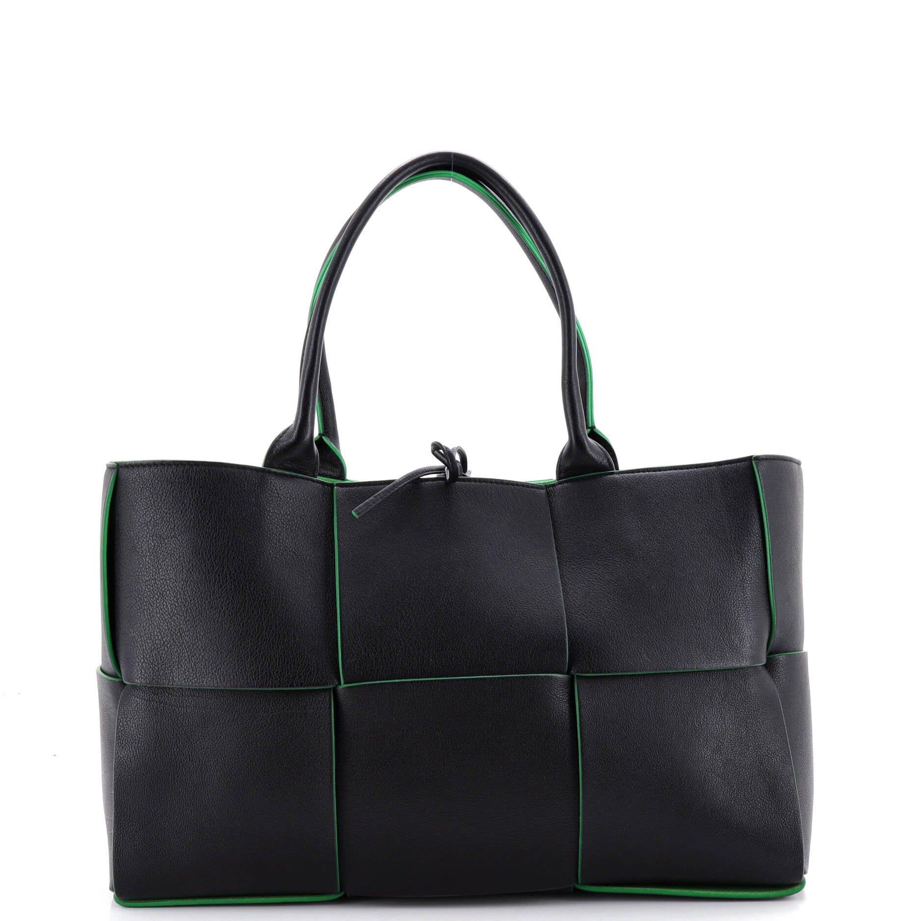Arco Tote Maxi Intrecciato Leather Medium