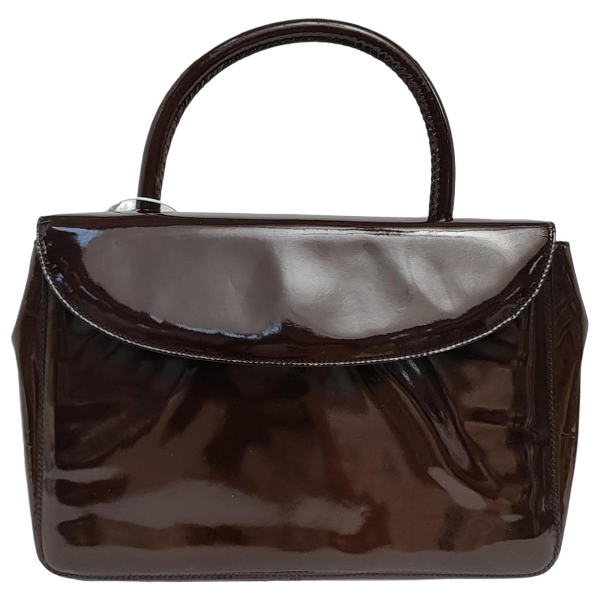 Patent leather handbag