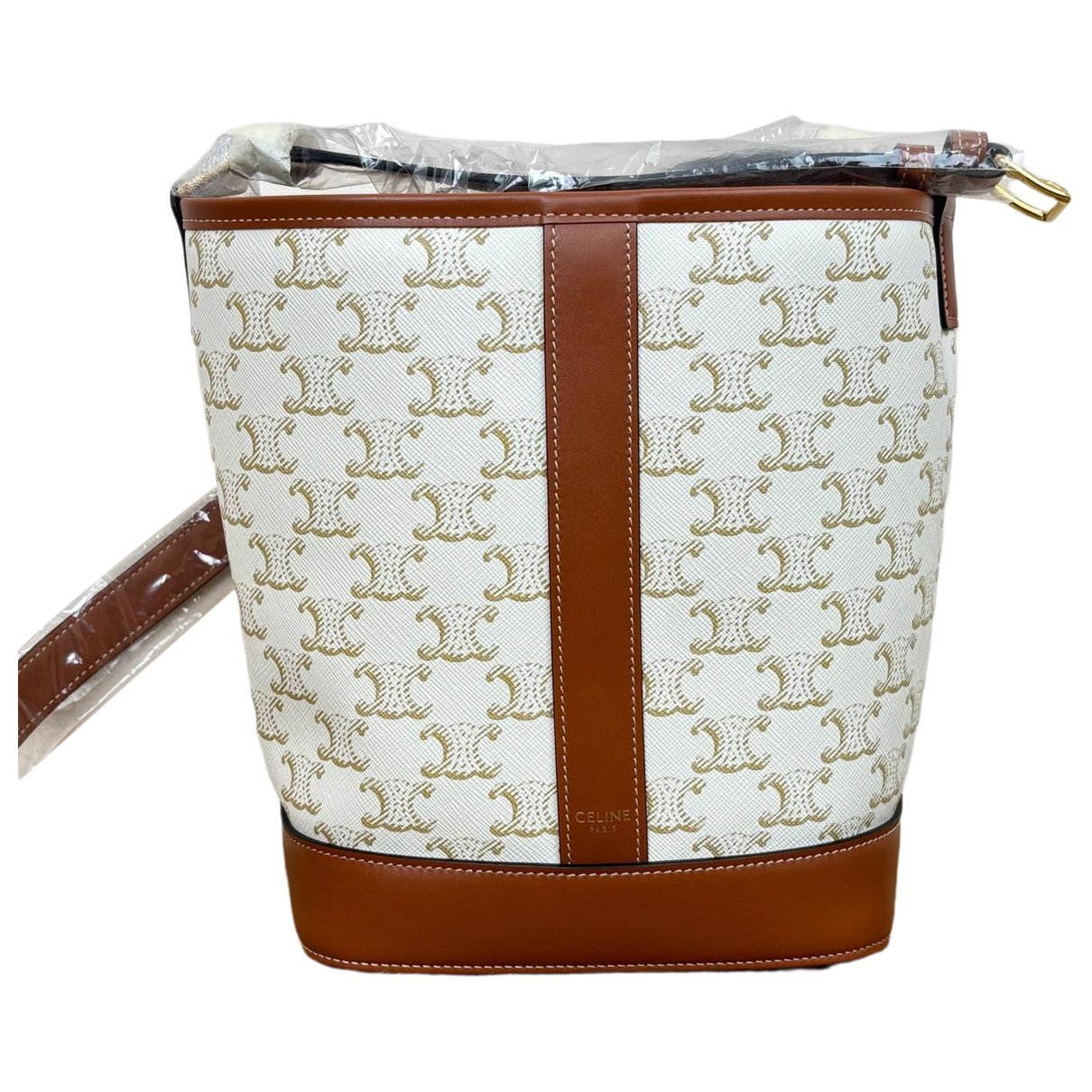 Triomphe leather handbag