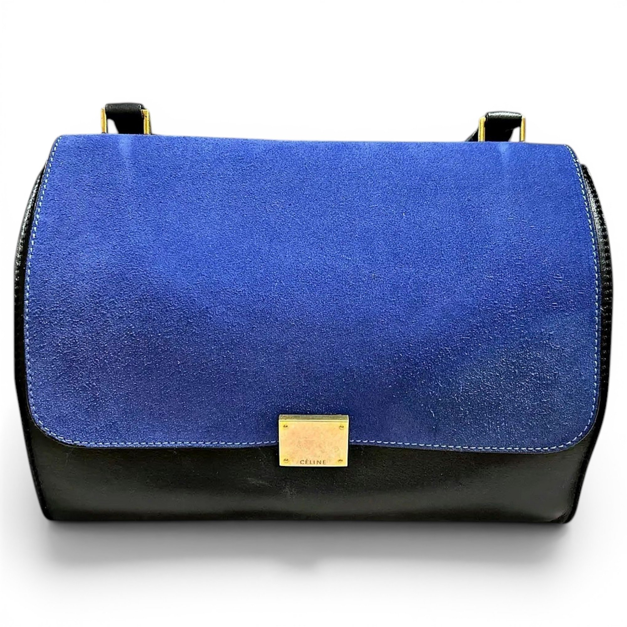 Edge leather handbag