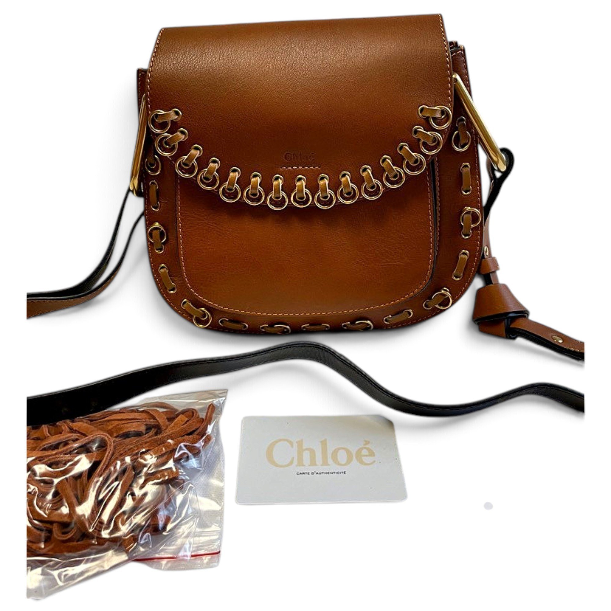 Hudson leather crossbody bag