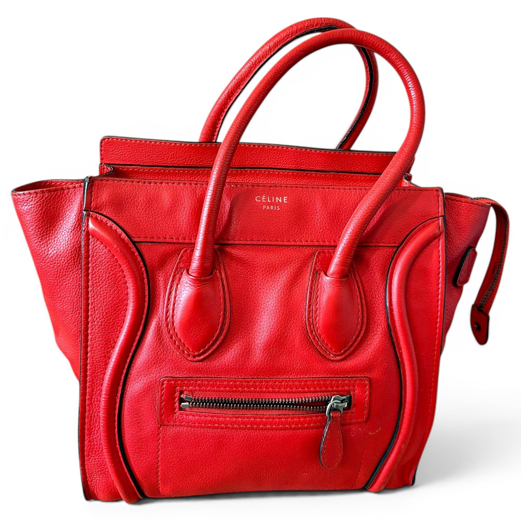 Luggage leather handbag
