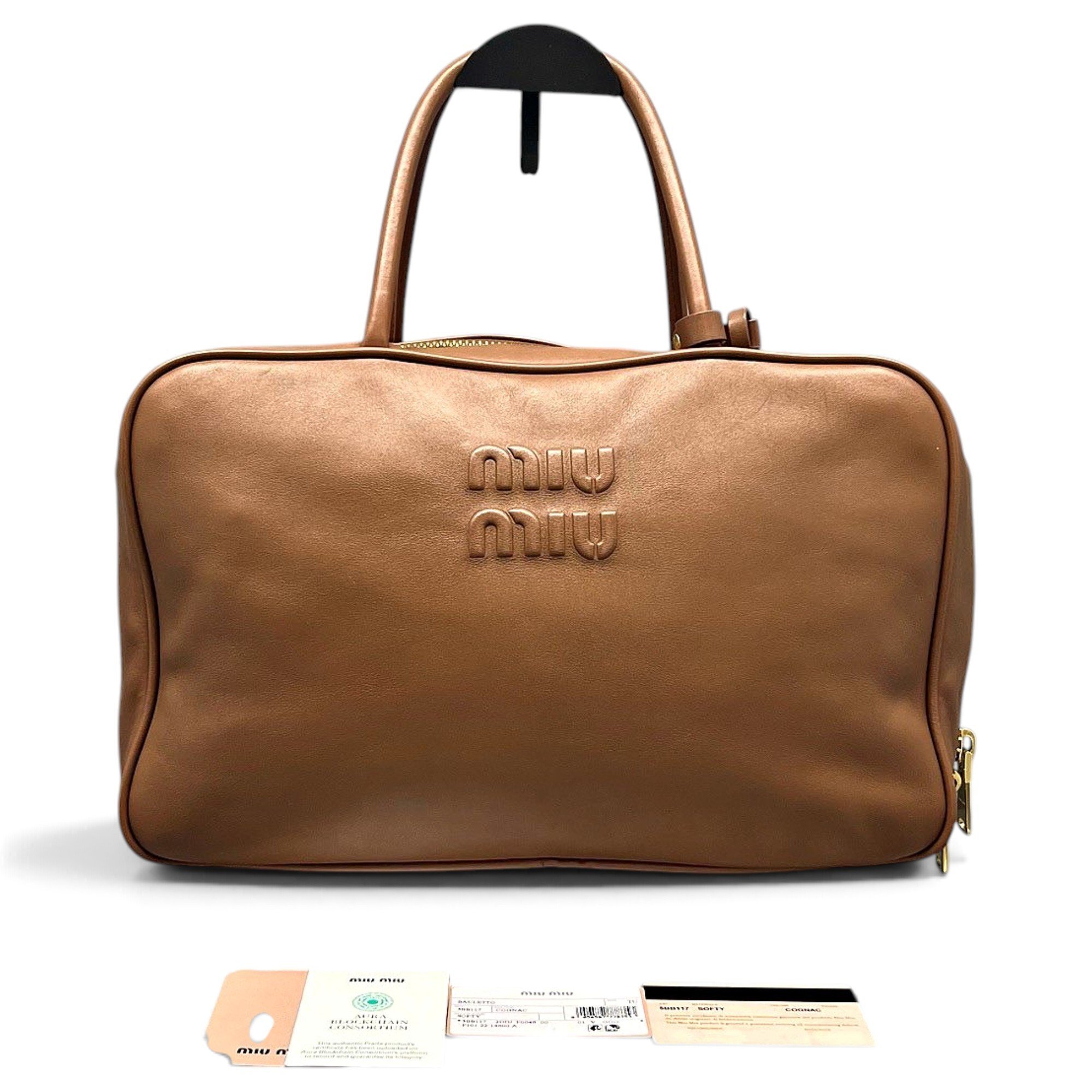 Leather handbag