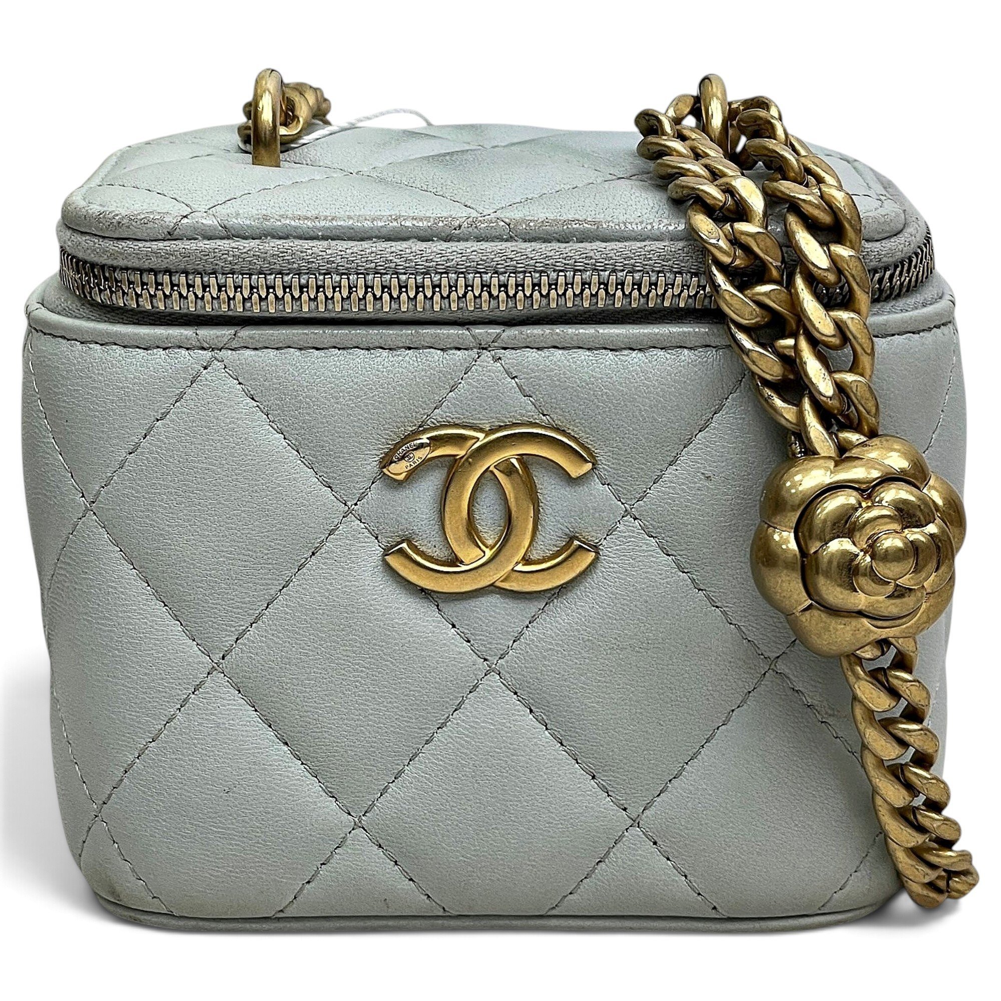 Trendy CC Vanity leather handbag