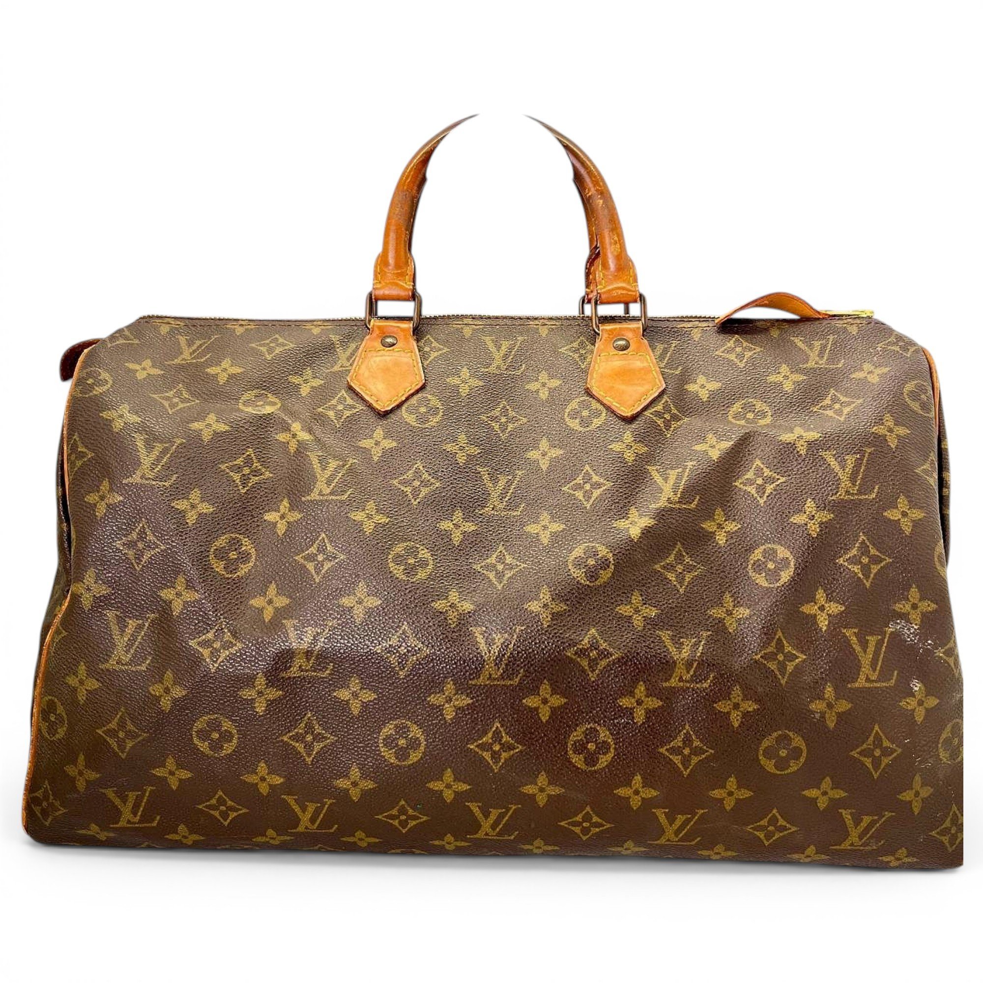 Speedy leather handbag