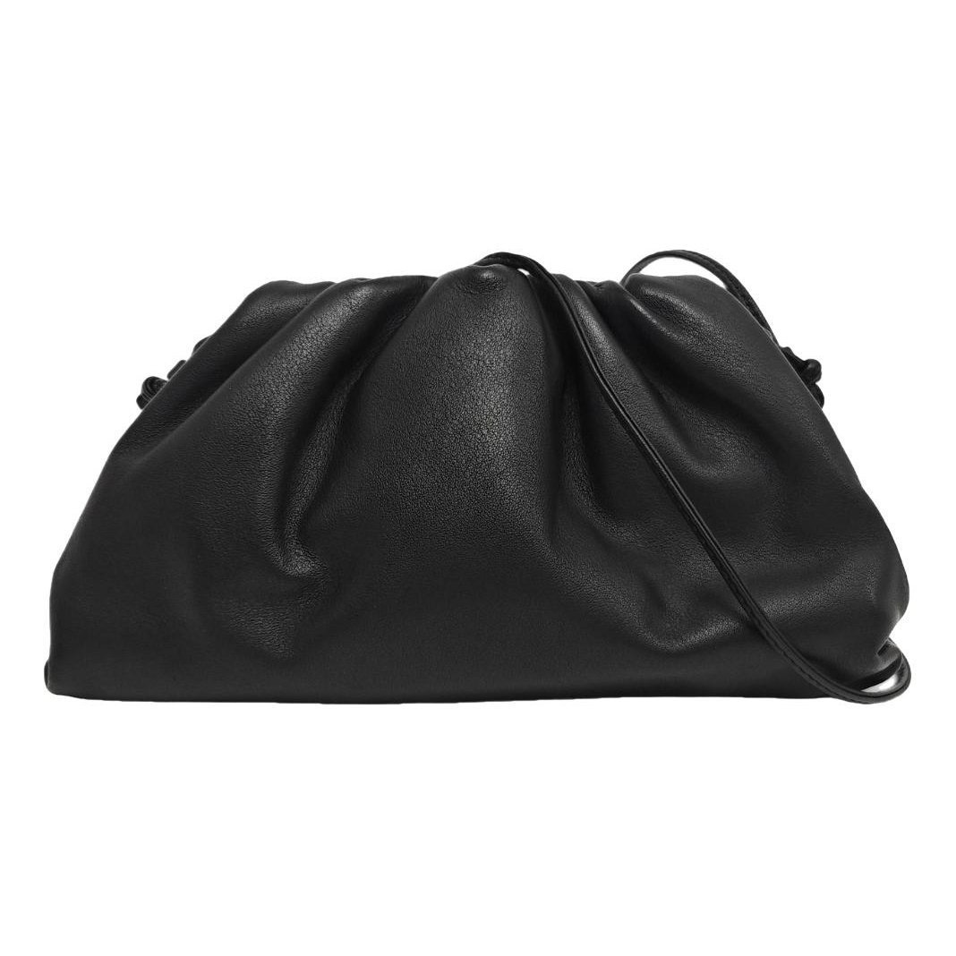 Pouch leather handbag