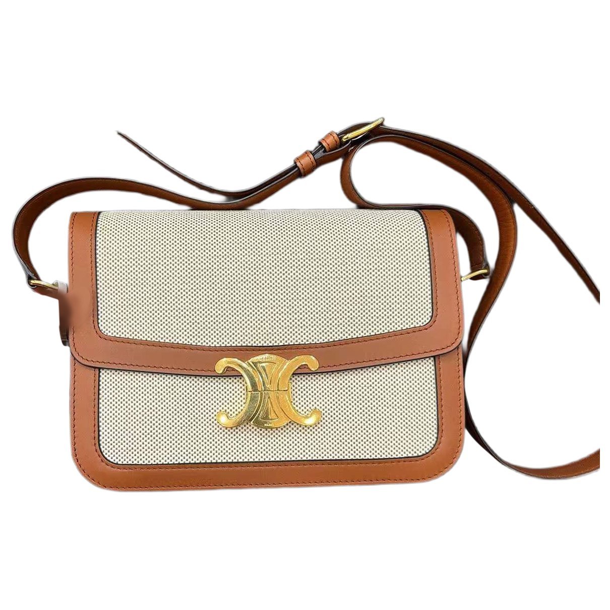 Triomphe cloth handbag