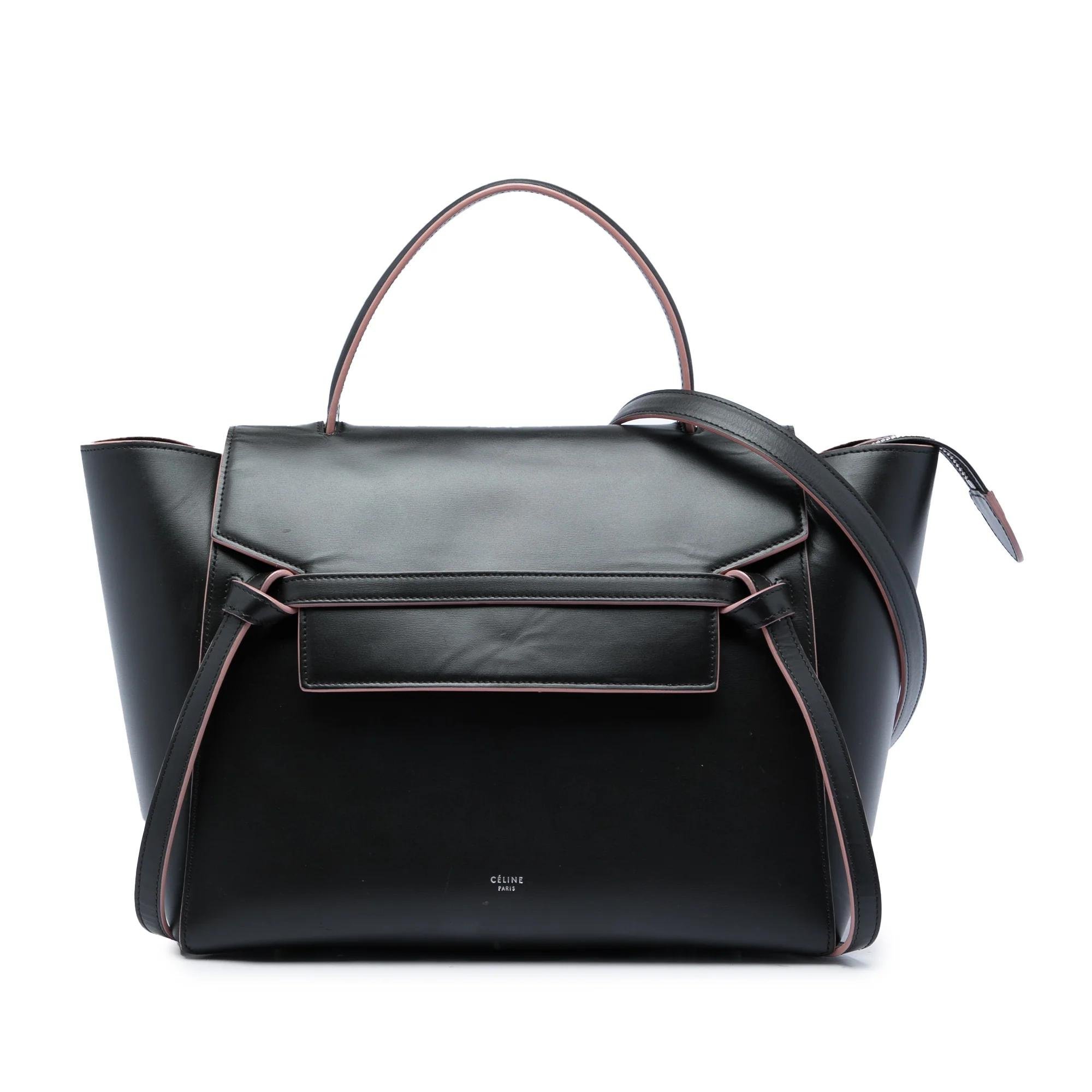 Belt pony-style calfskin handbag