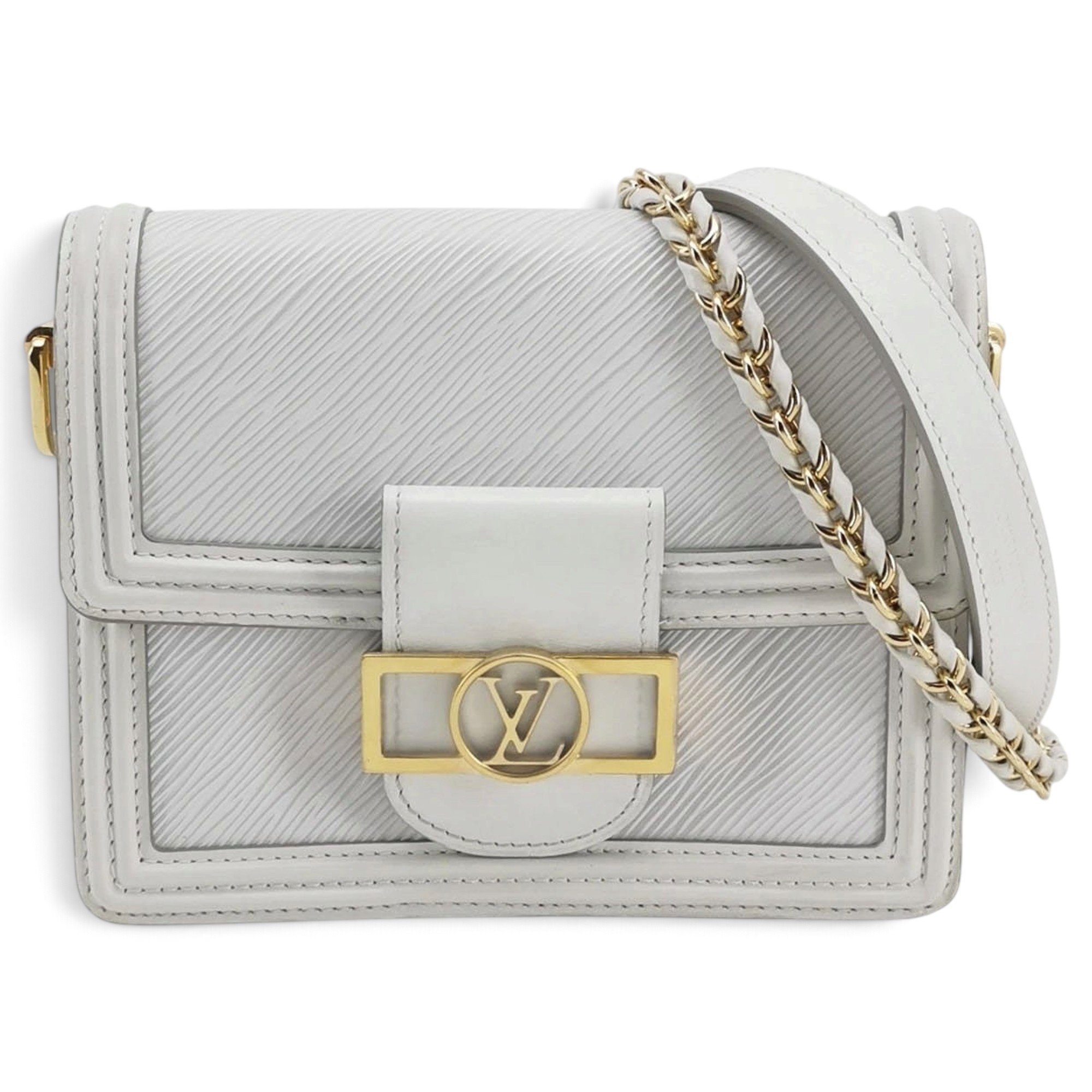 Dauphine leather handbag
