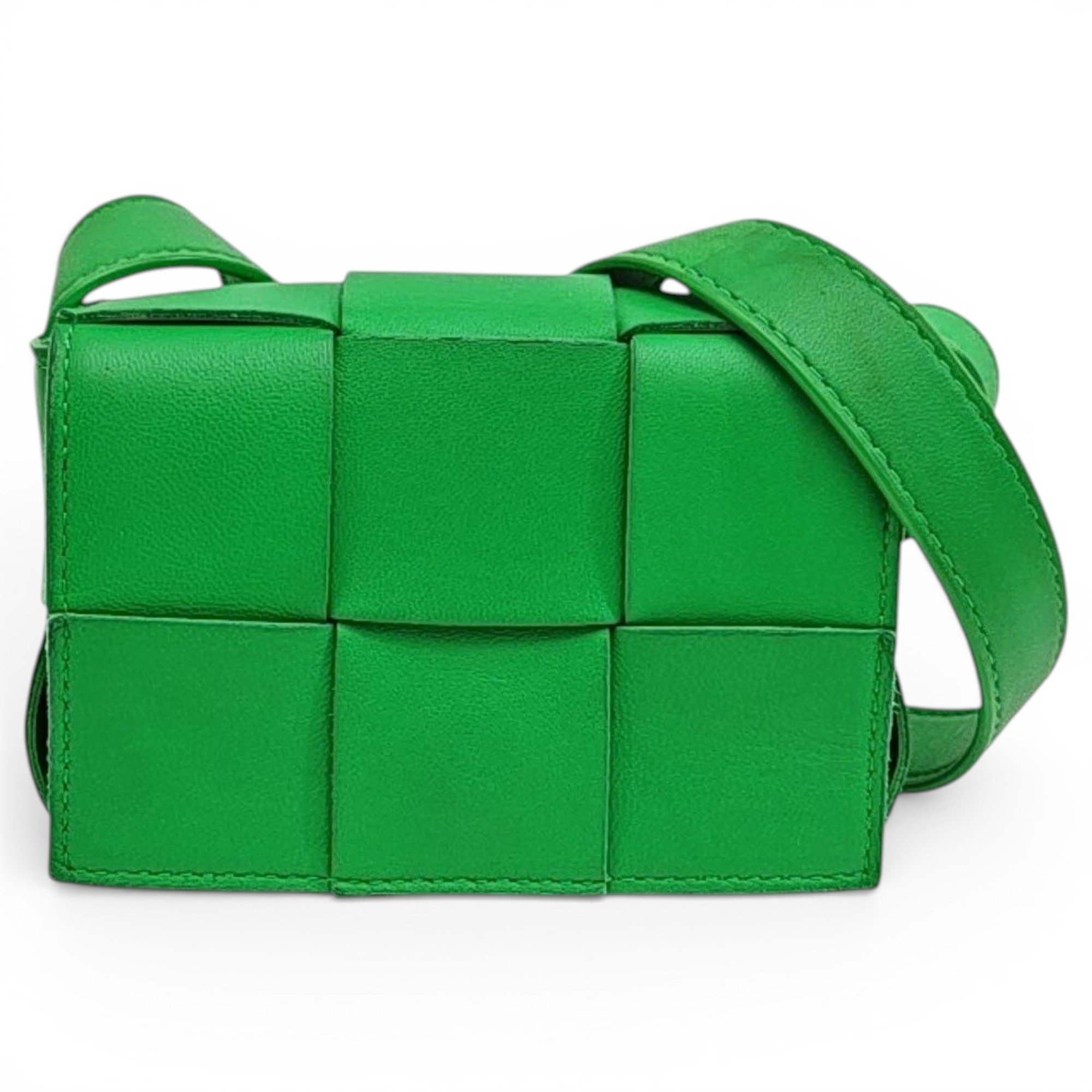 Brick Cassette leather handbag