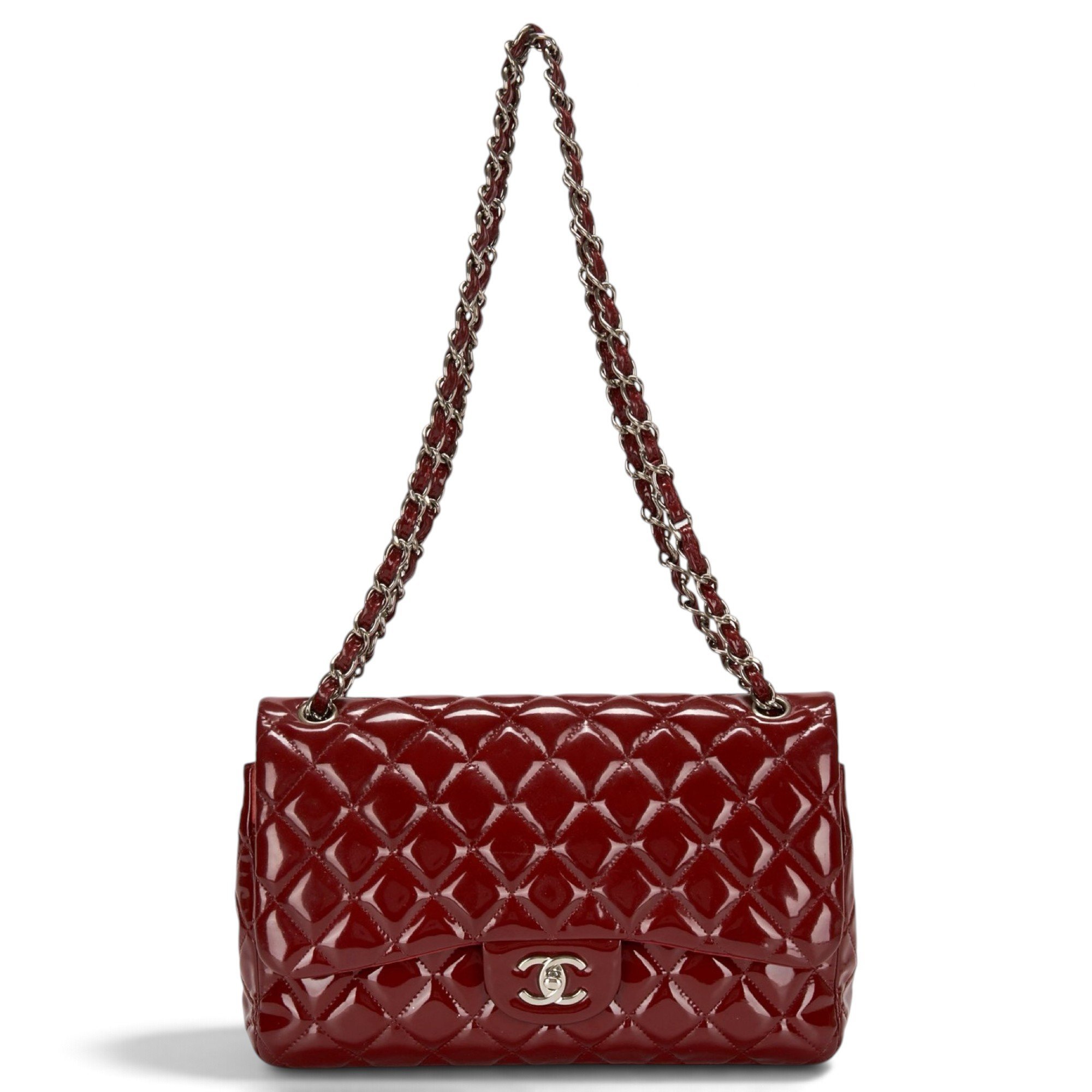 Timeless/Classique patent leather handbag