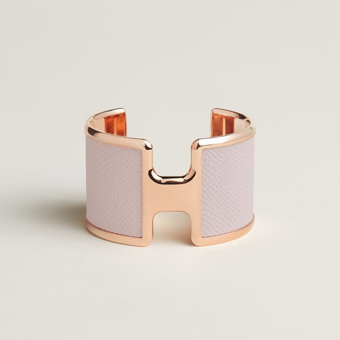 Mauve Pâle Olympe Cuff Bracelet
