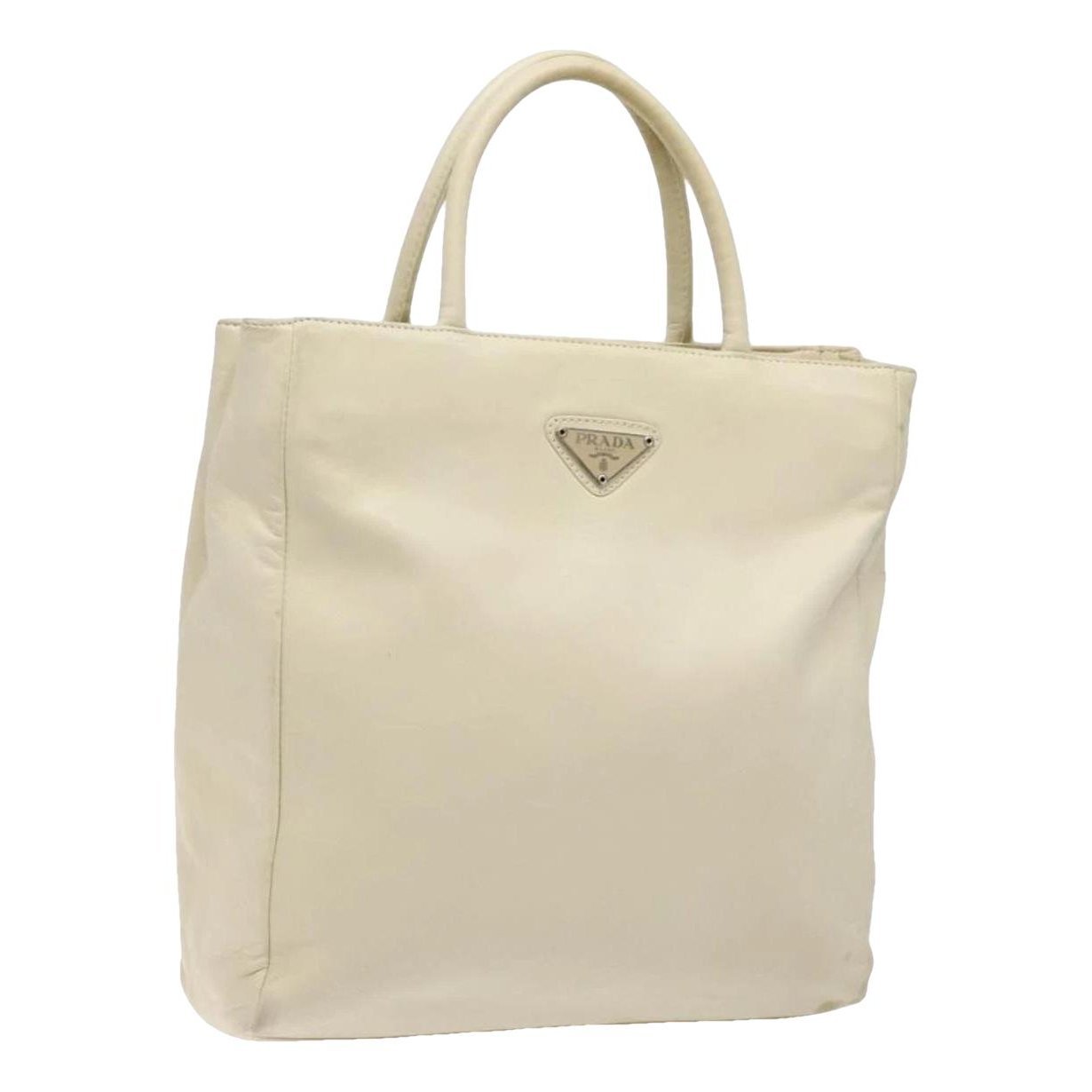 Leather tote