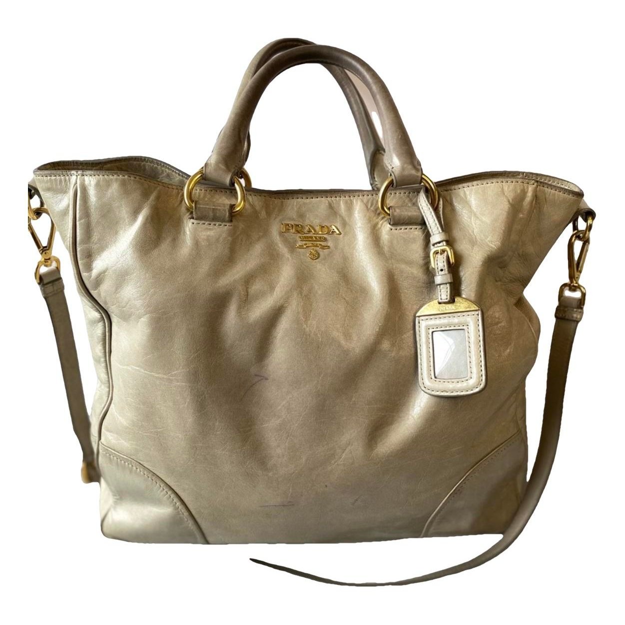 Leather tote