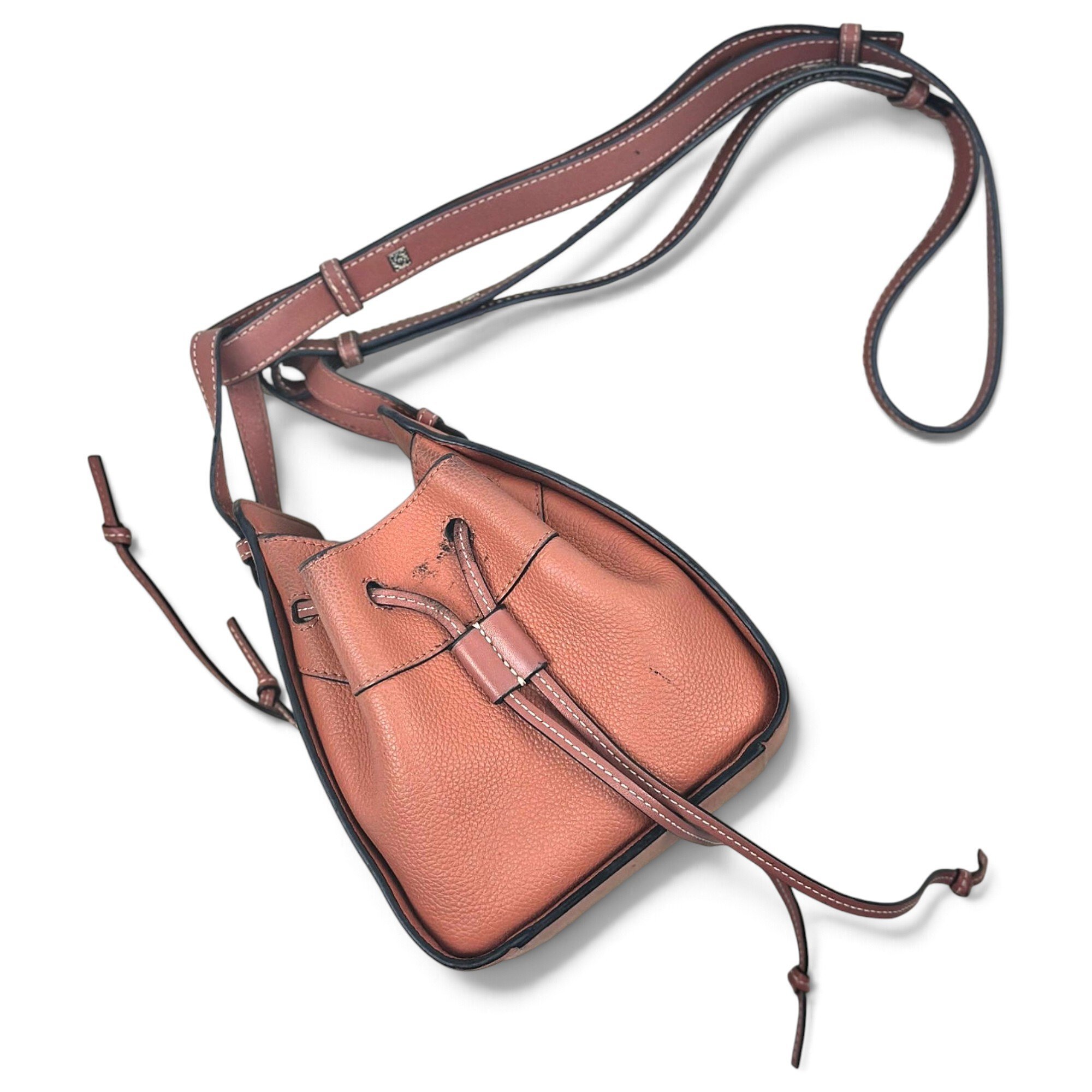 Hammock leather crossbody bag