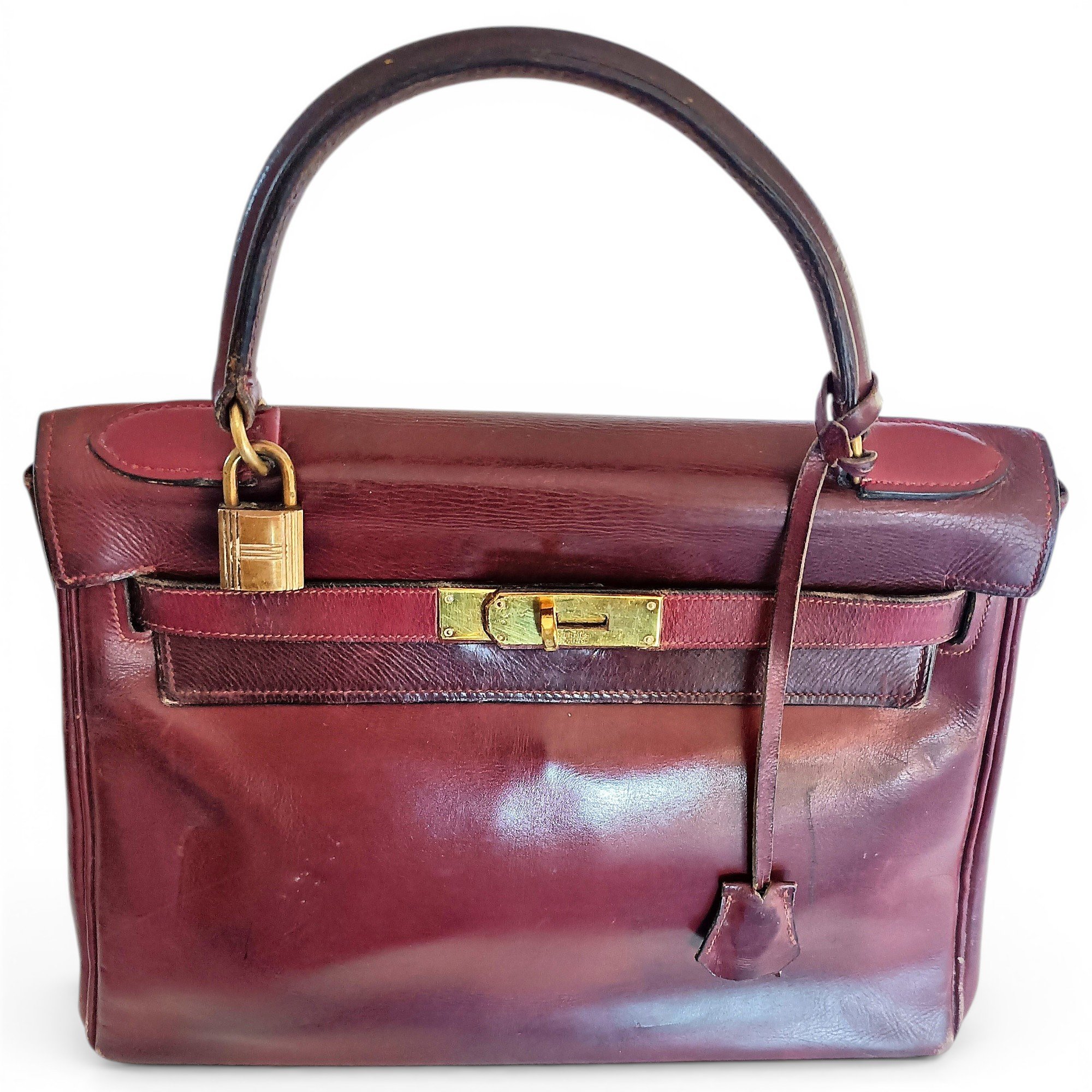 Kelly 25 leather handbag