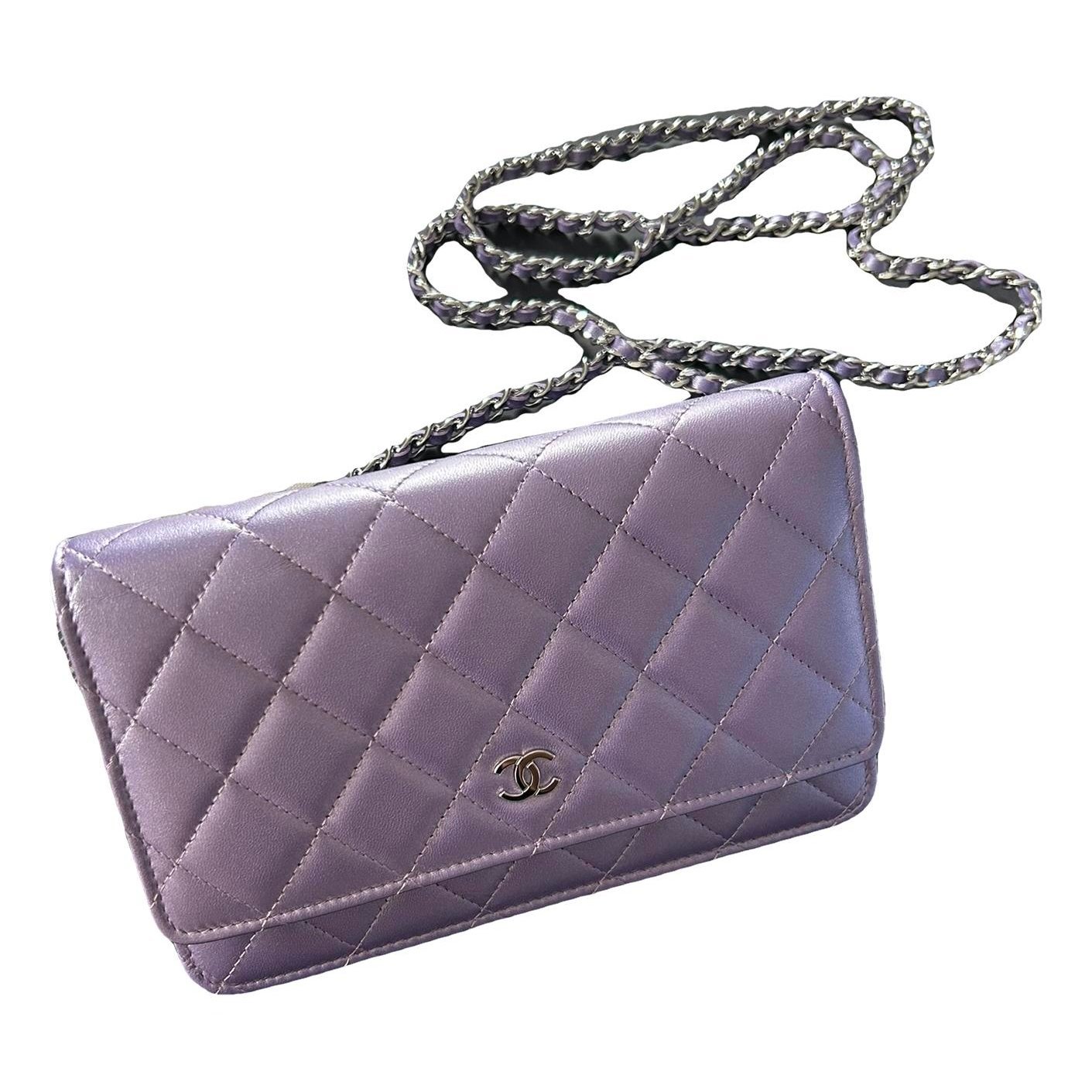 Trendy CC Wallet on Chain leather crossbody bag