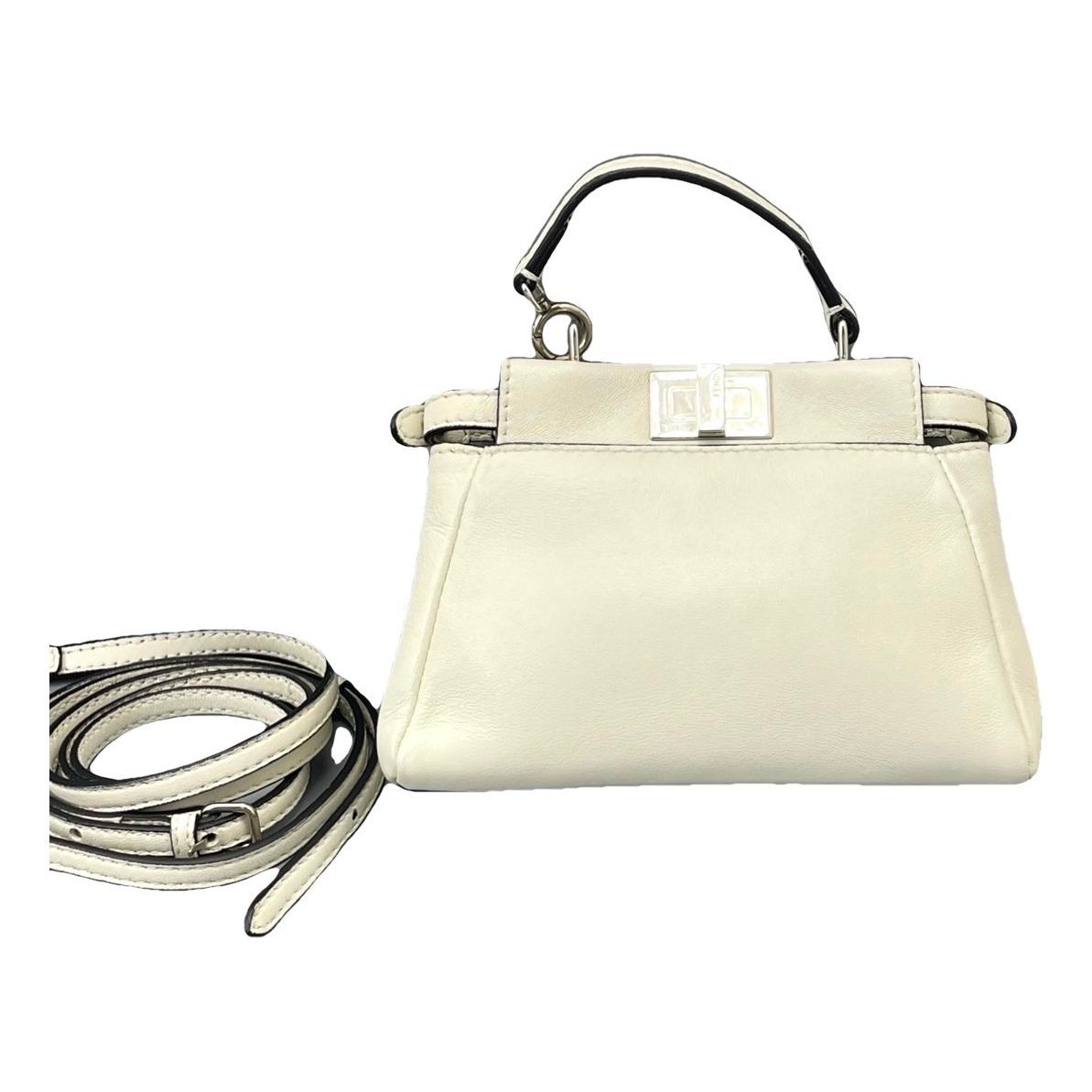 Peekaboo leather handbag