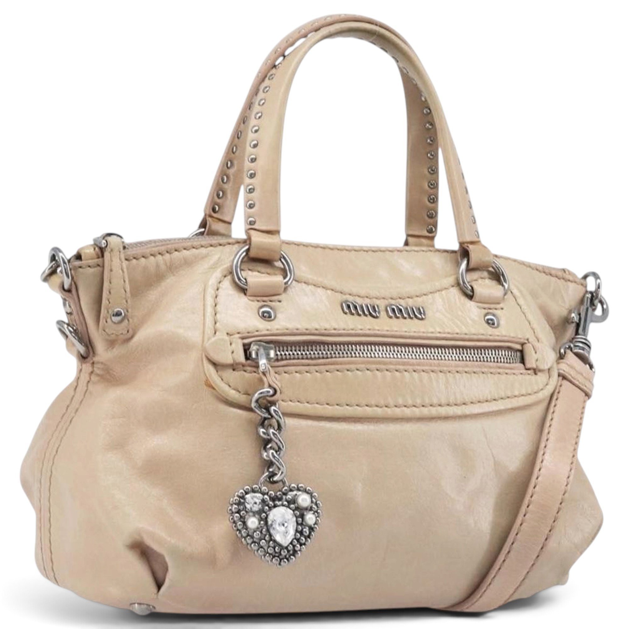 Vitello leather handbag