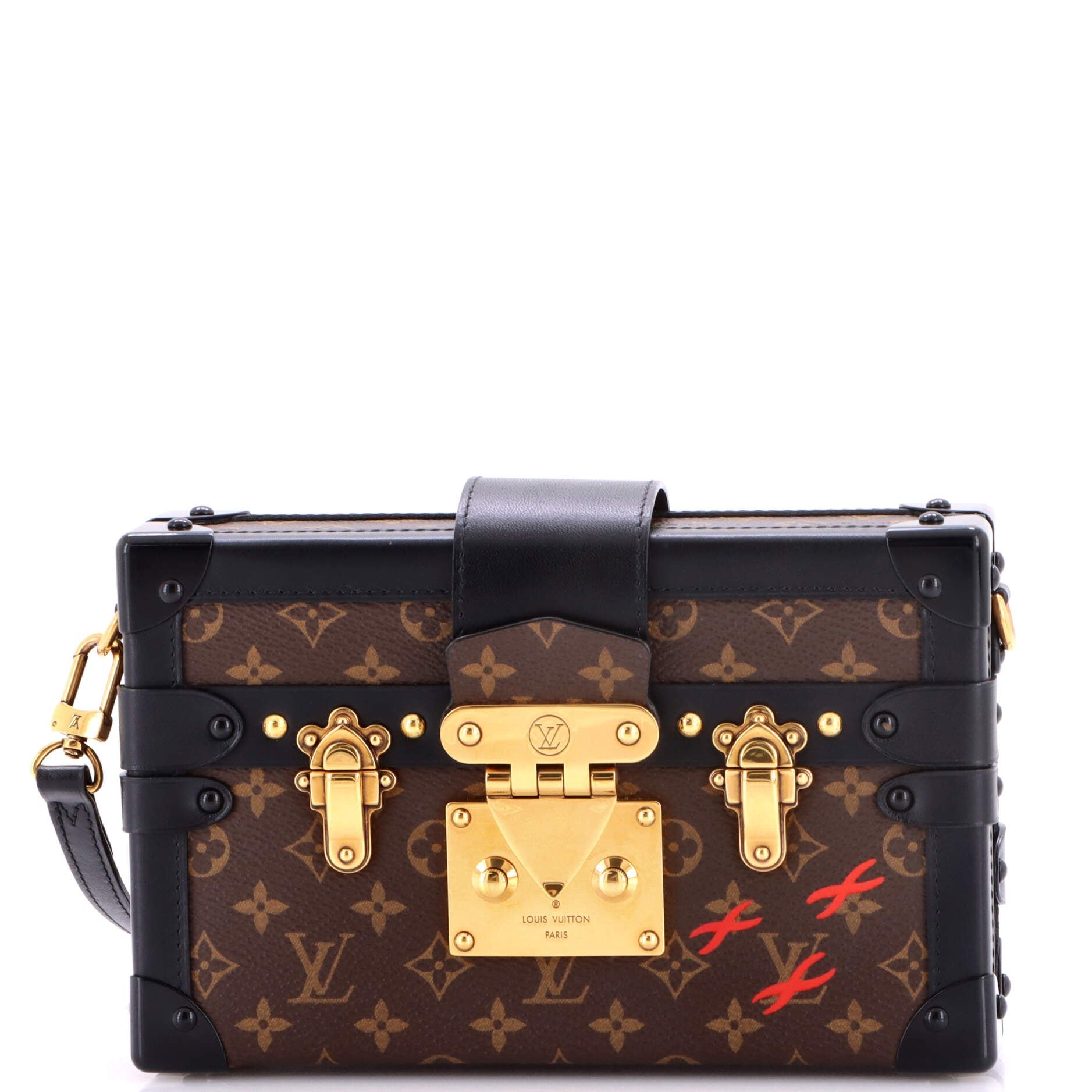 Petite Malle Handbag Monogram Canvas