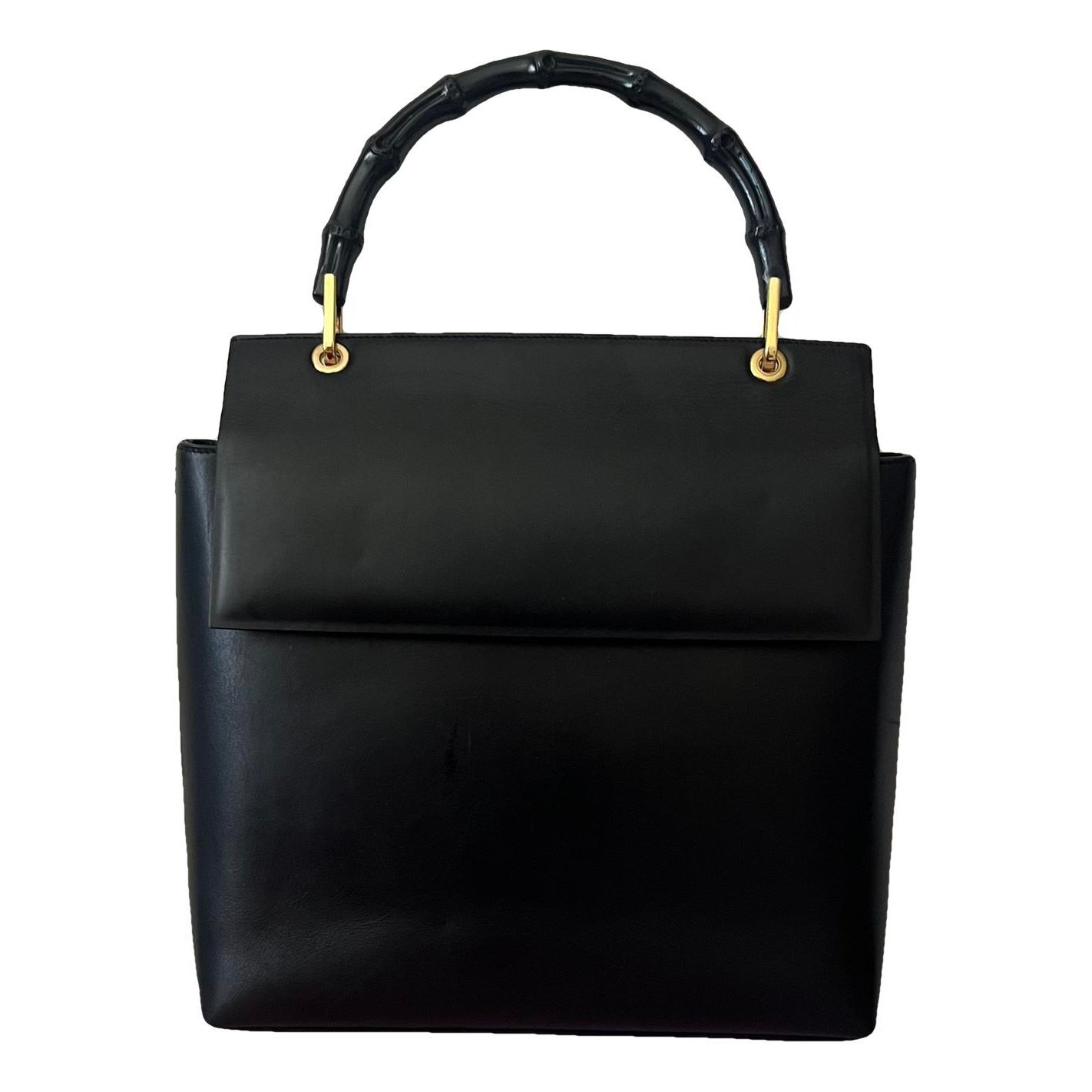 Vintage Bamboo leather handbag