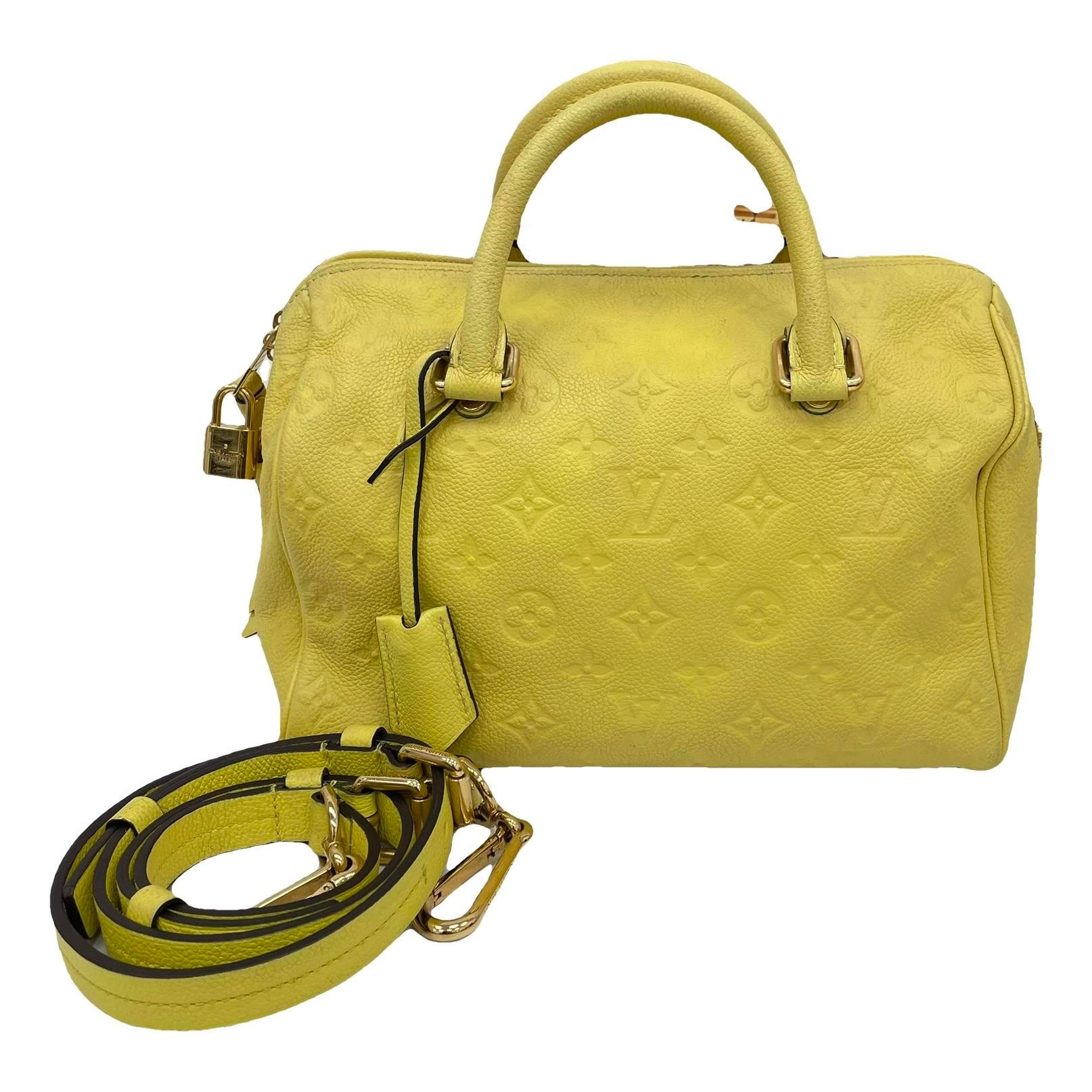 Speedy leather handbag