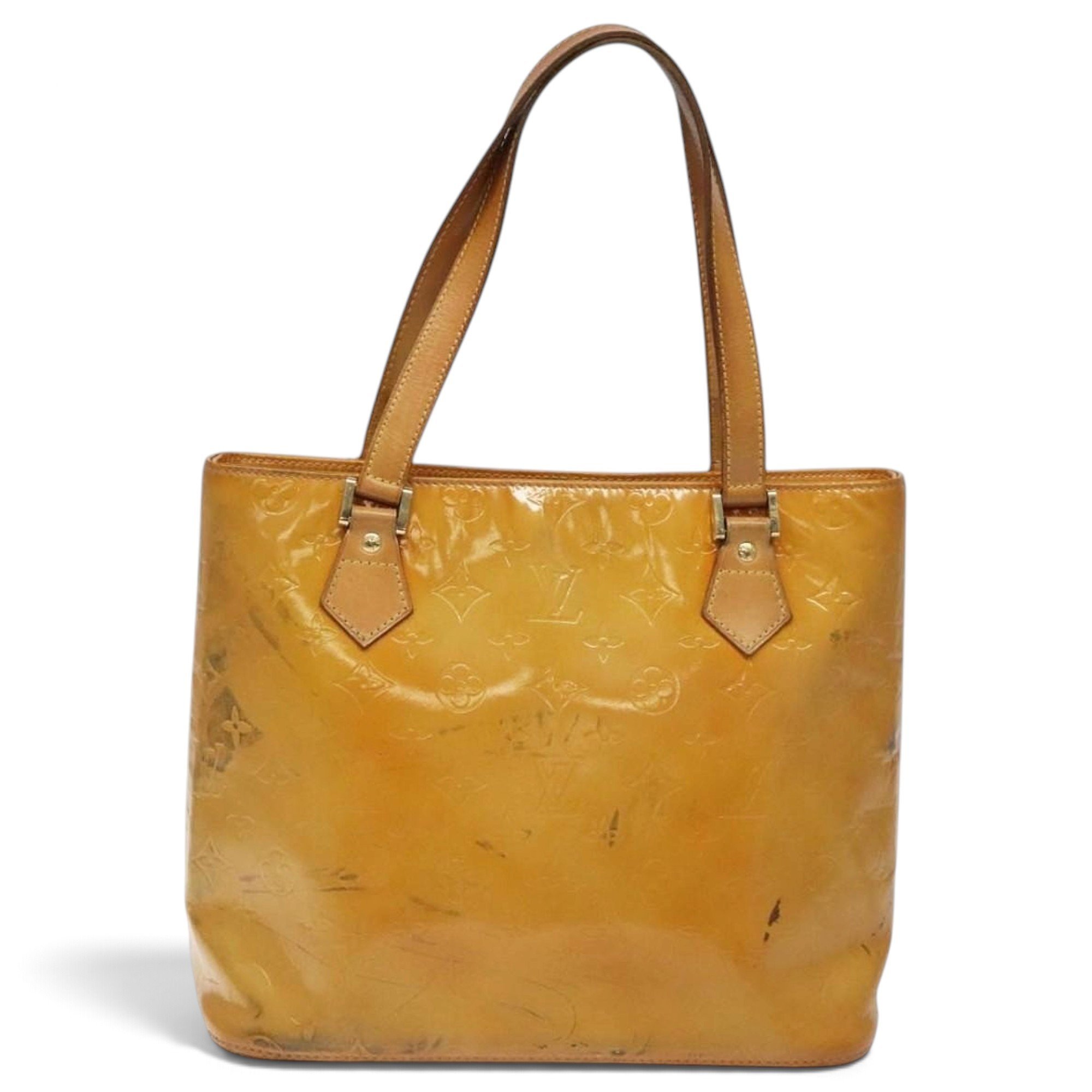 Houston patent leather handbag
