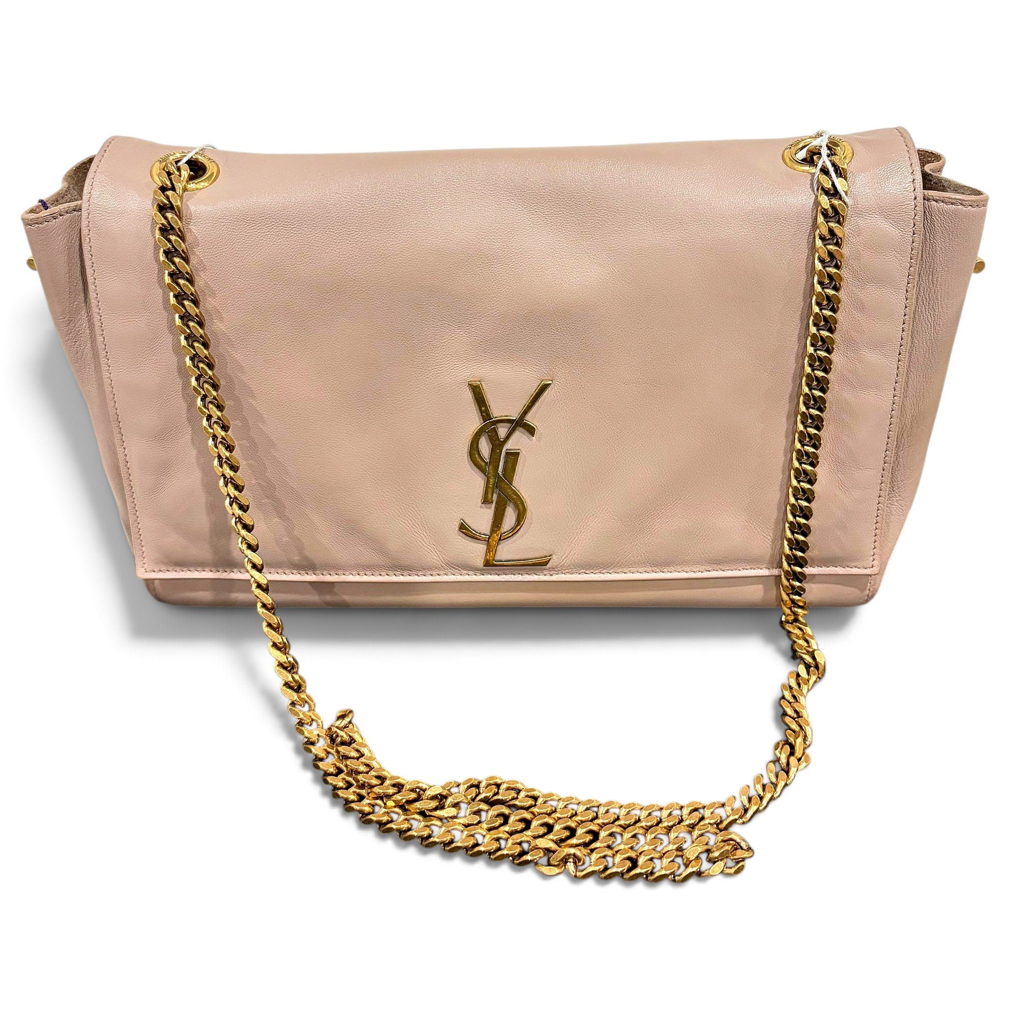 Envelope leather handbag