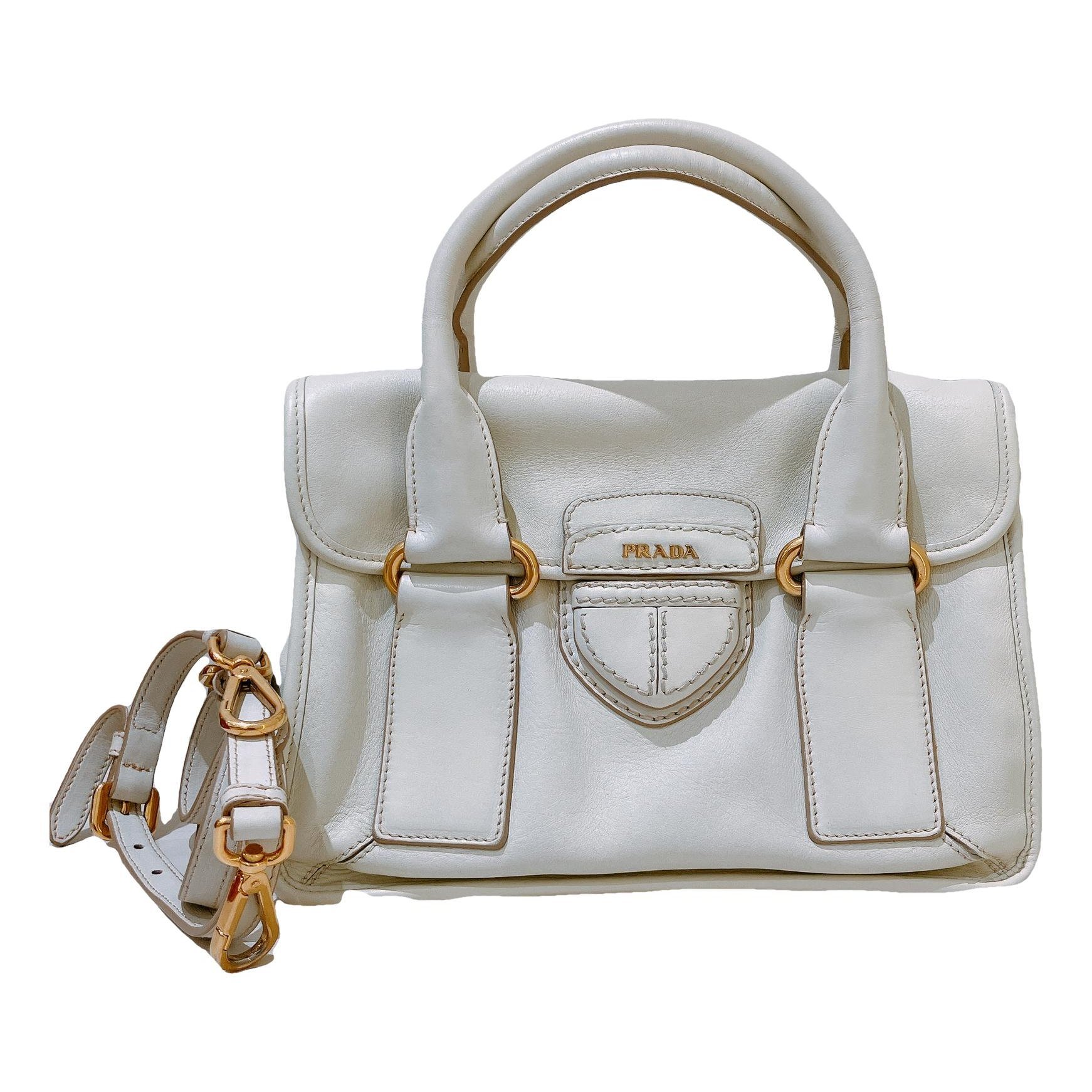 Patent leather handbag