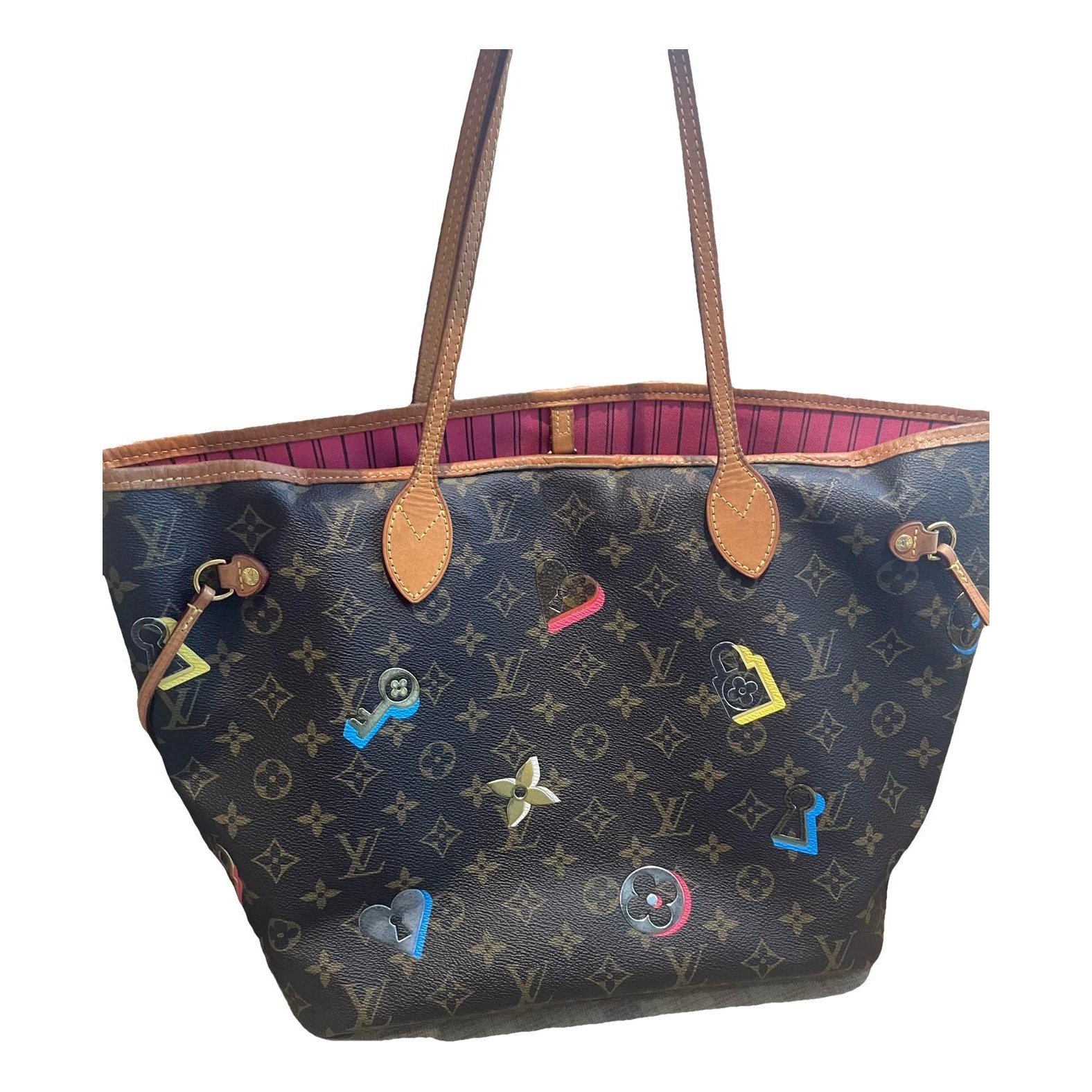 Neverfull leather tote