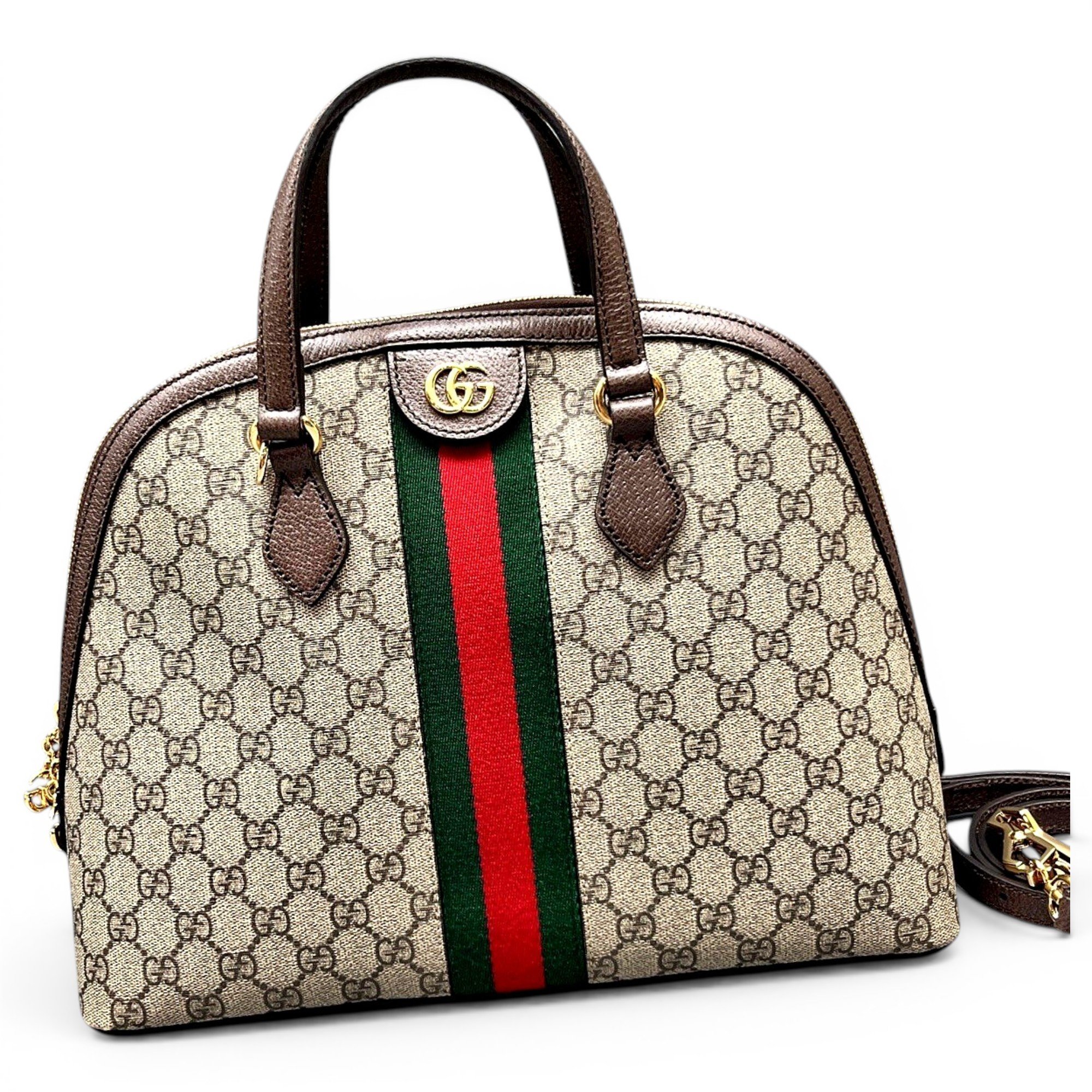 Ophidia Dome Top Handle cloth handbag