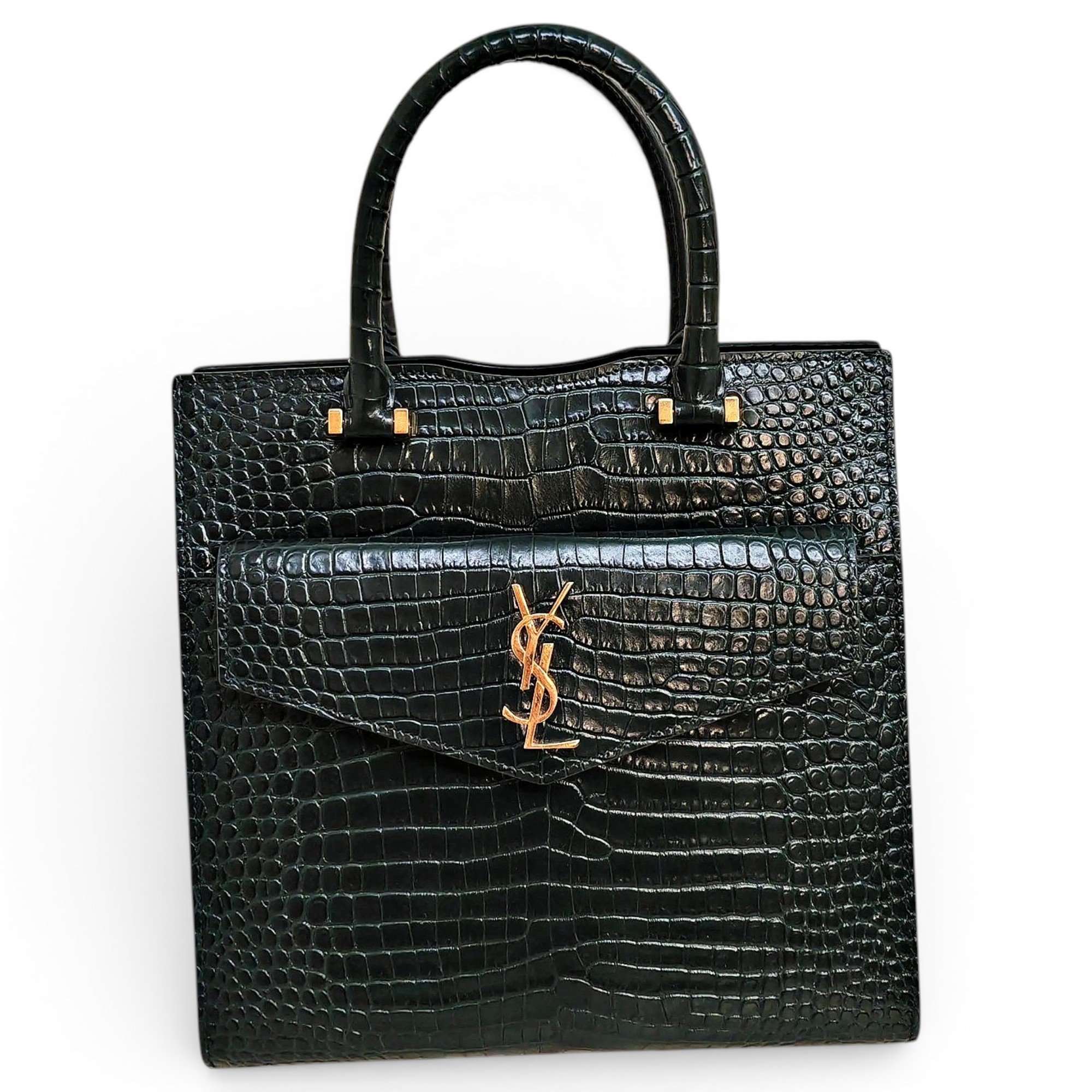 Uptown leather handbag