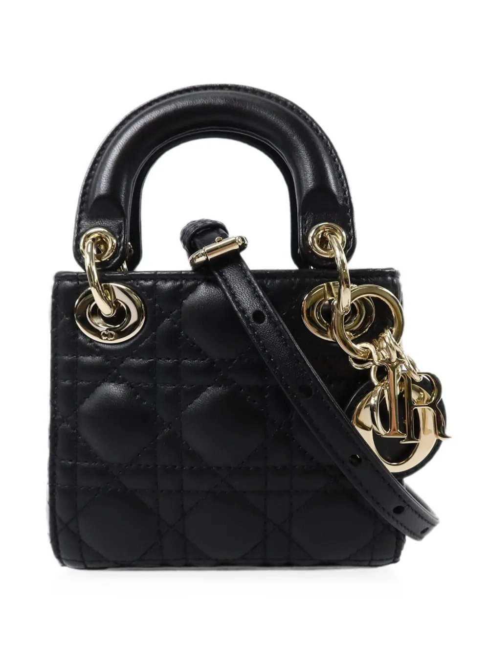 Lady Dior quilted mini bag 